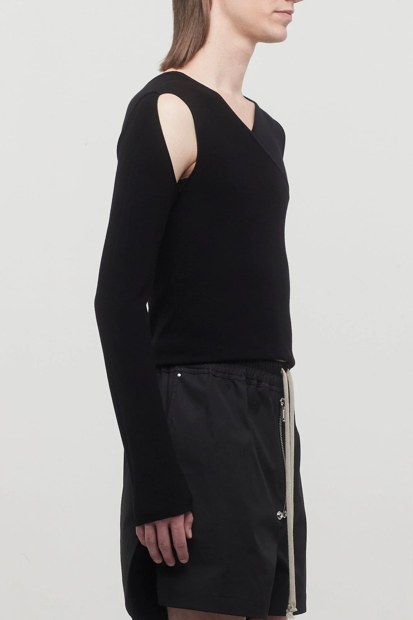 Rick Owens Banana Ziggy Top in Black - Image 2
