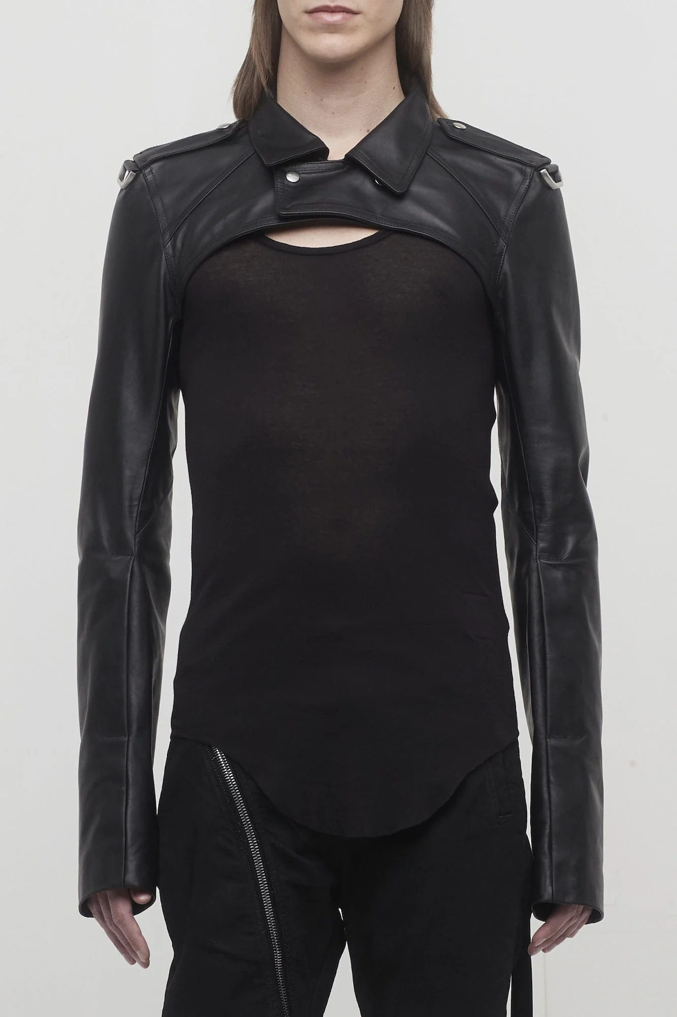Rick Owens Biker Sleeves in Black