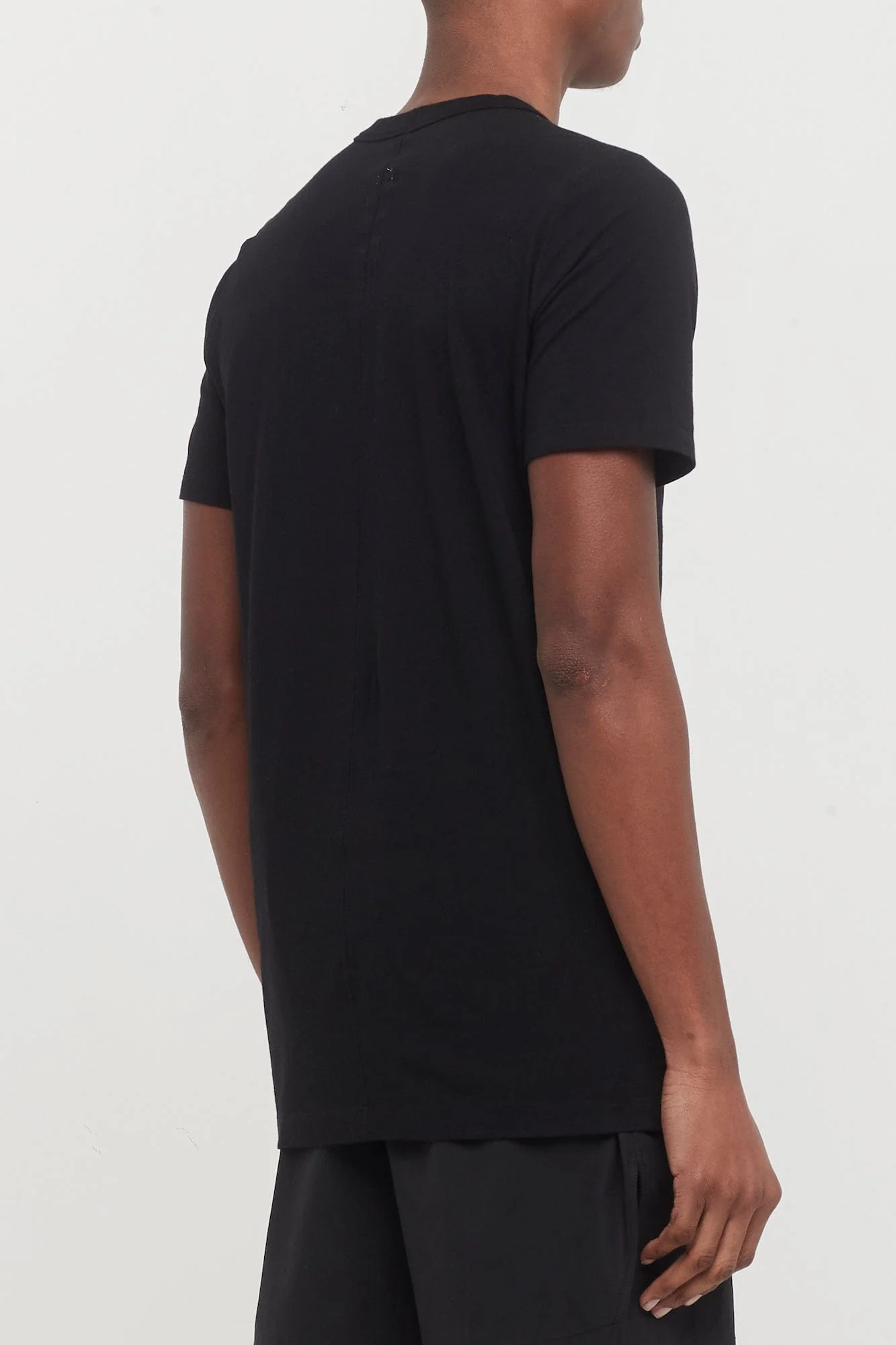 Rick Owens Level Short Sleeve T in Black - Image 3