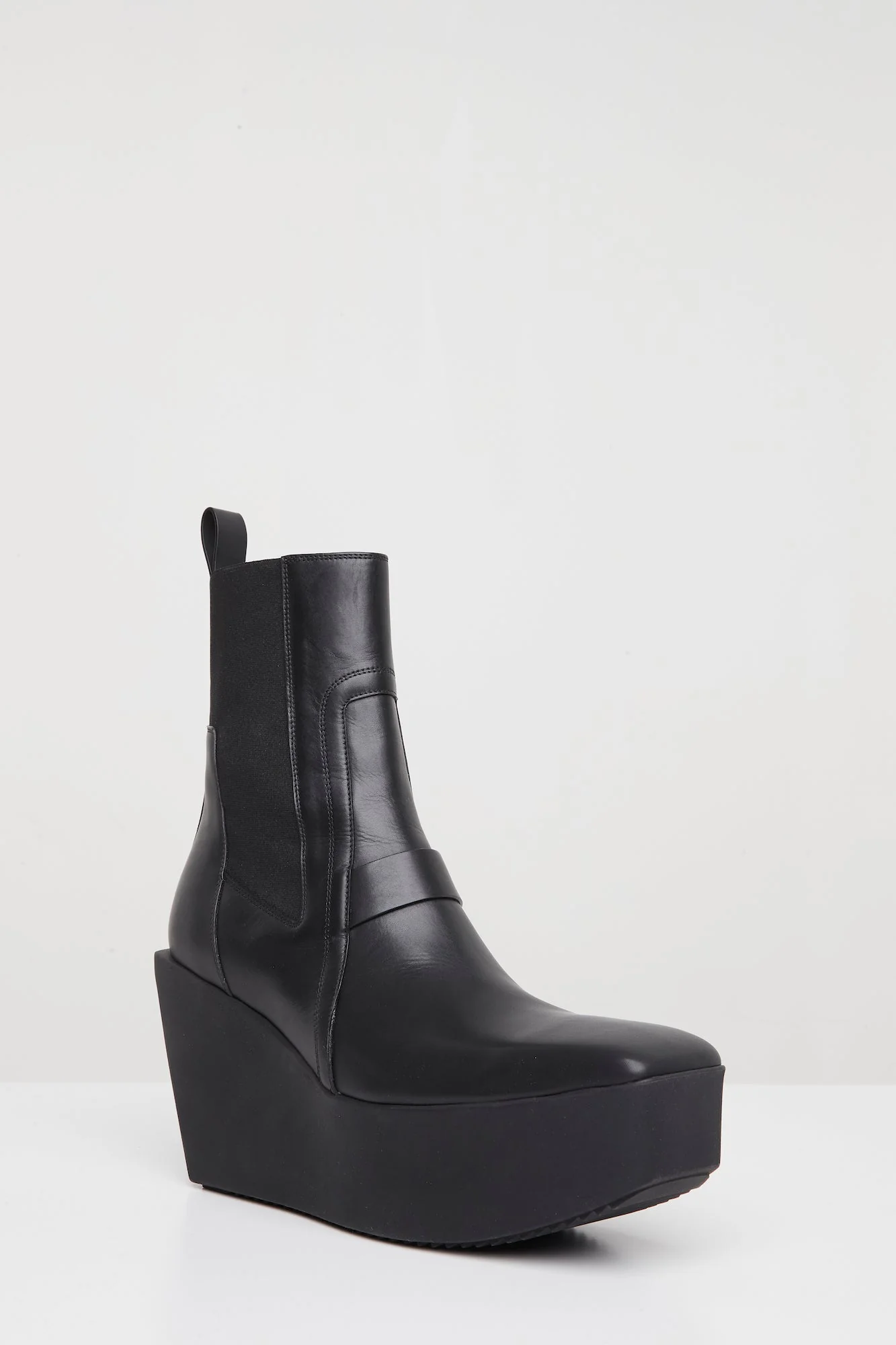 Rick Owens Sliver Platform Beatle in Black - Image 3