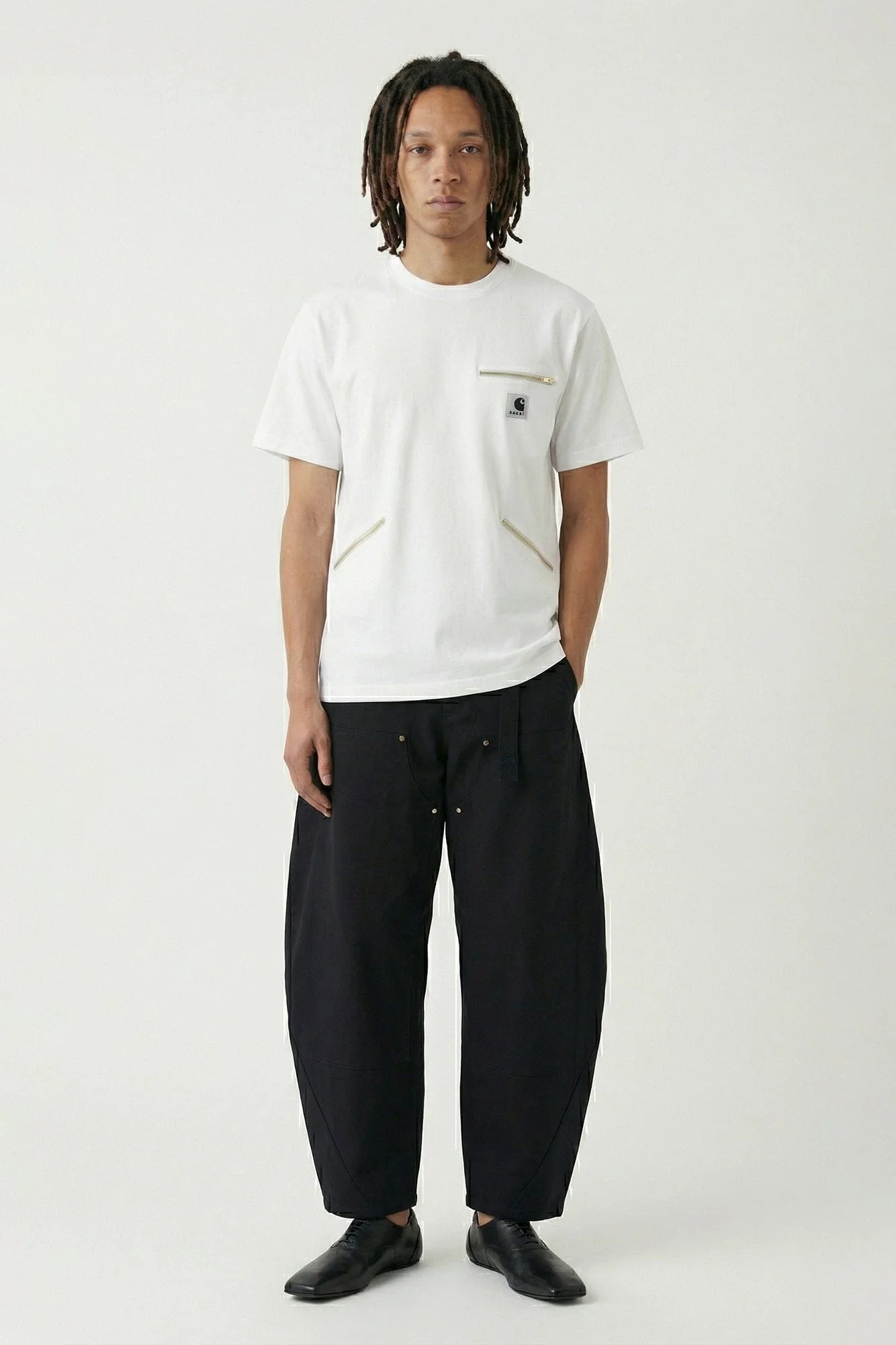 Sacai Carhartt WIP Cotton Jersey T-Shirt - Image 4