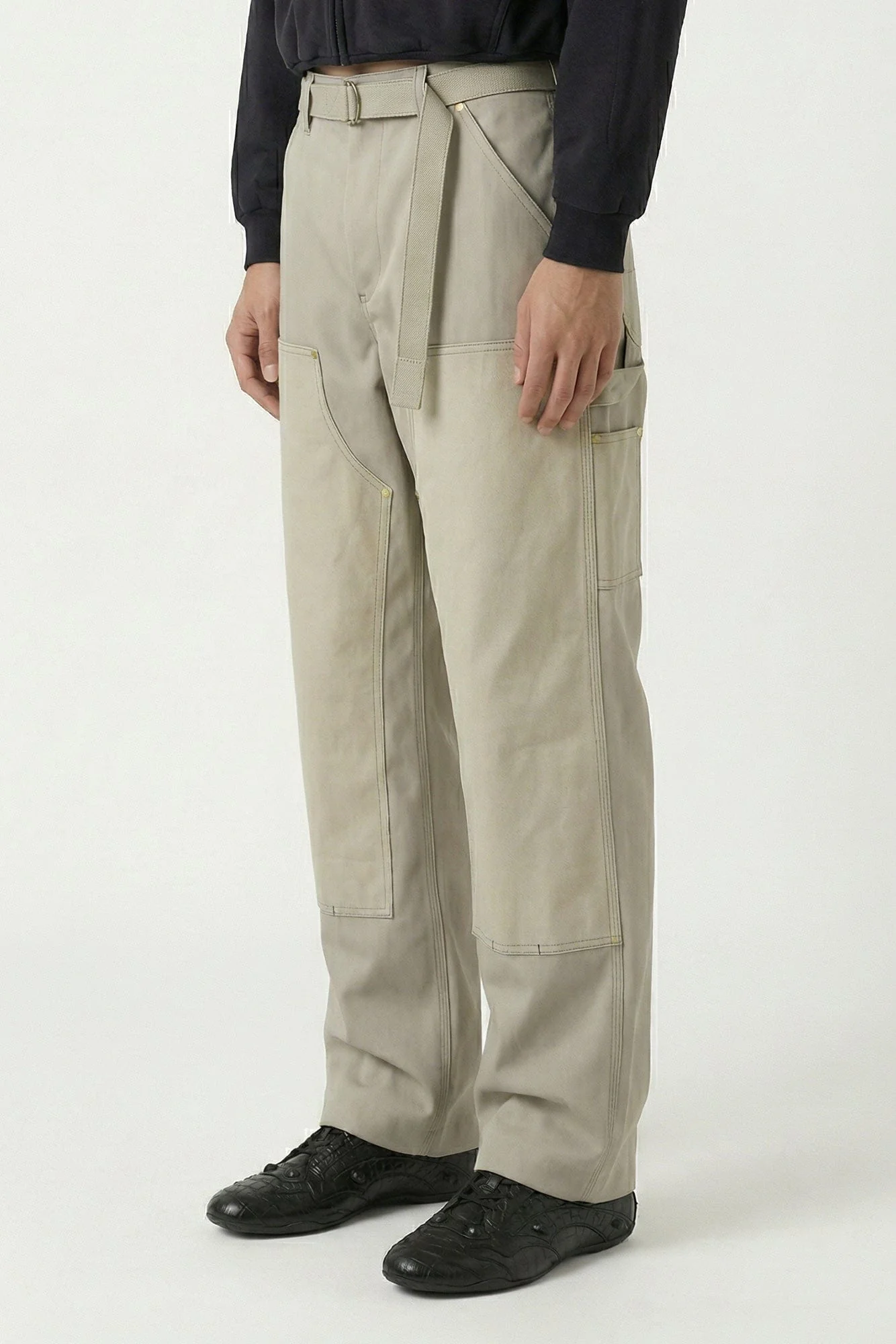 Sacai Carhartt WIP Duck Pants in Ivory - Image 2