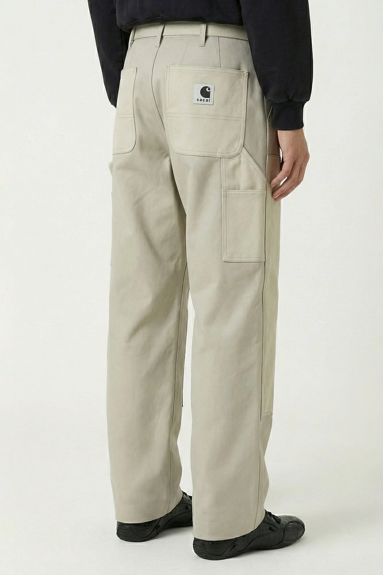 Sacai Carhartt WIP Duck Pants in Ivory - Image 3