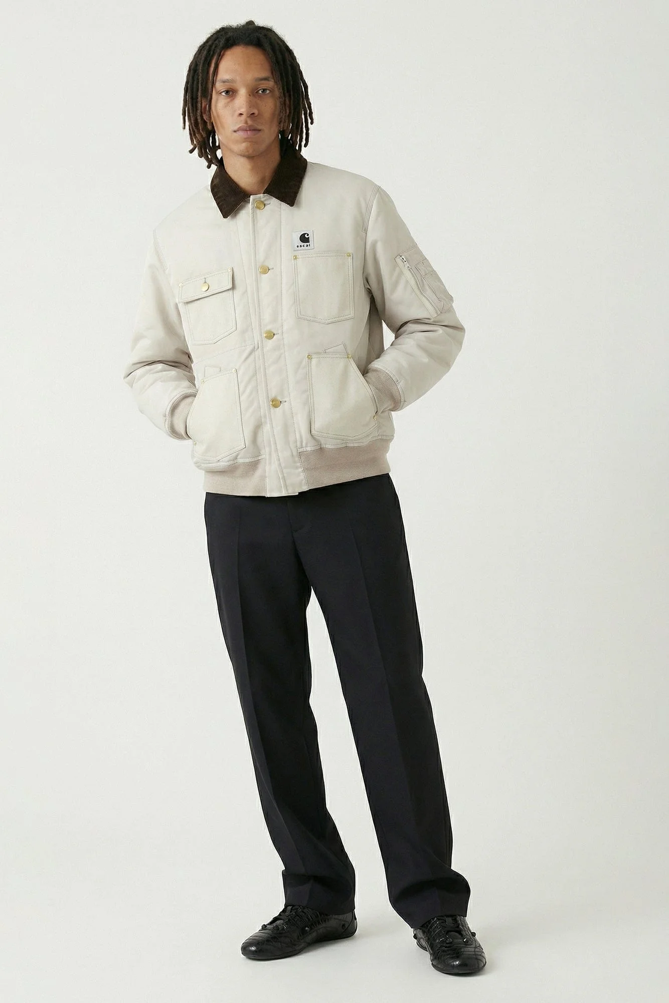 Sacai Carhartt WIP Nylon Twill x Duck Blouson - Image 4