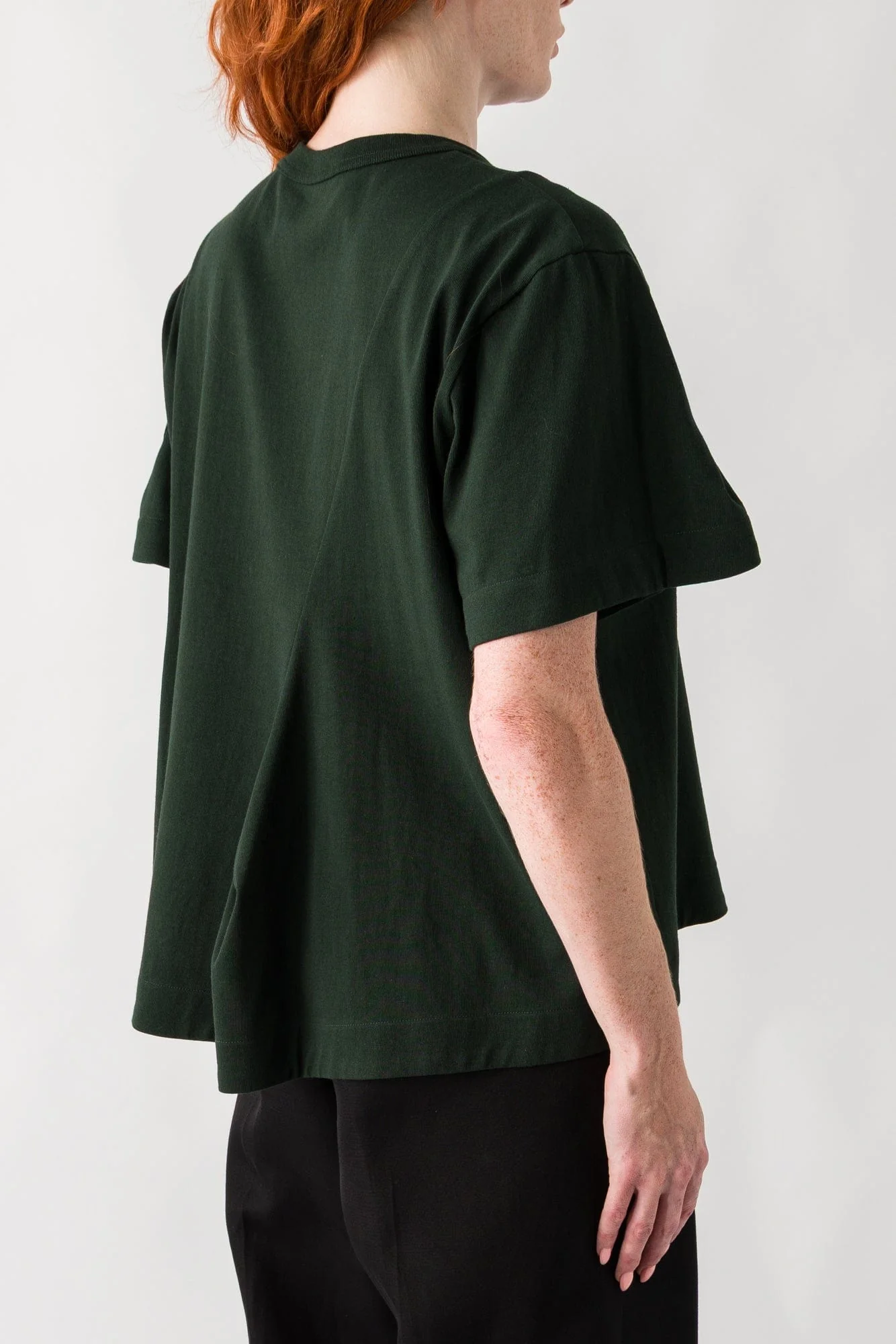Sacai Cotton Jersey T-Shirt In Green - Image 3