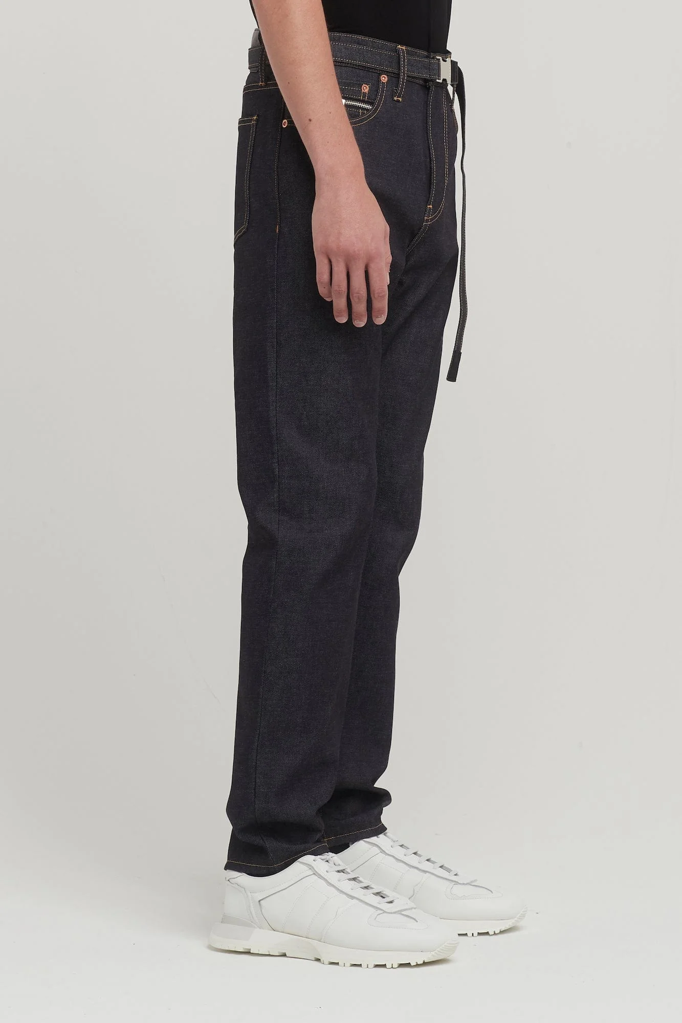 Sacai Slim Tapered Denim Pants - Image 2