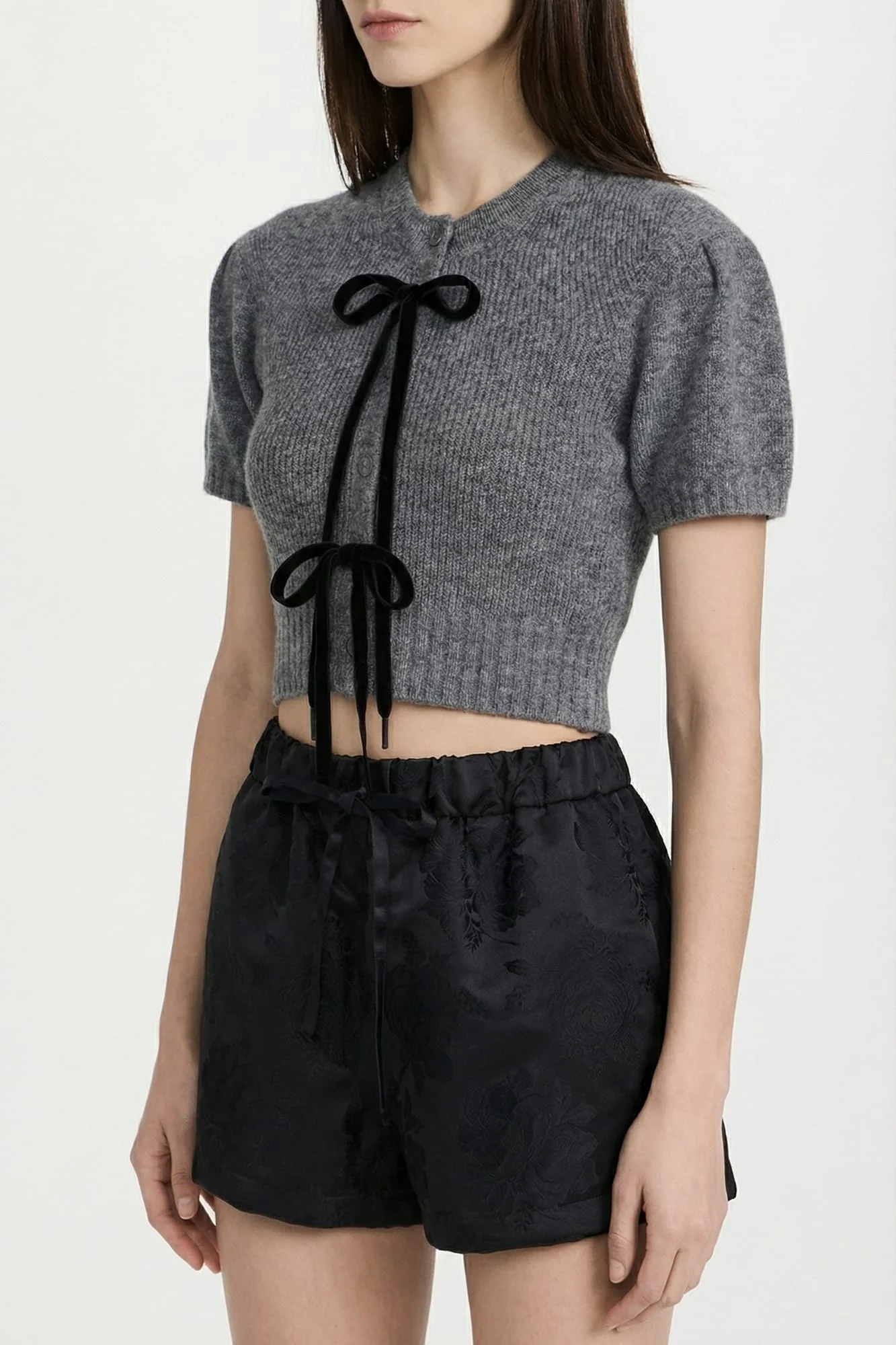 Simone Rocha Cropped Cashmere Cardigan SS26 - Image 2