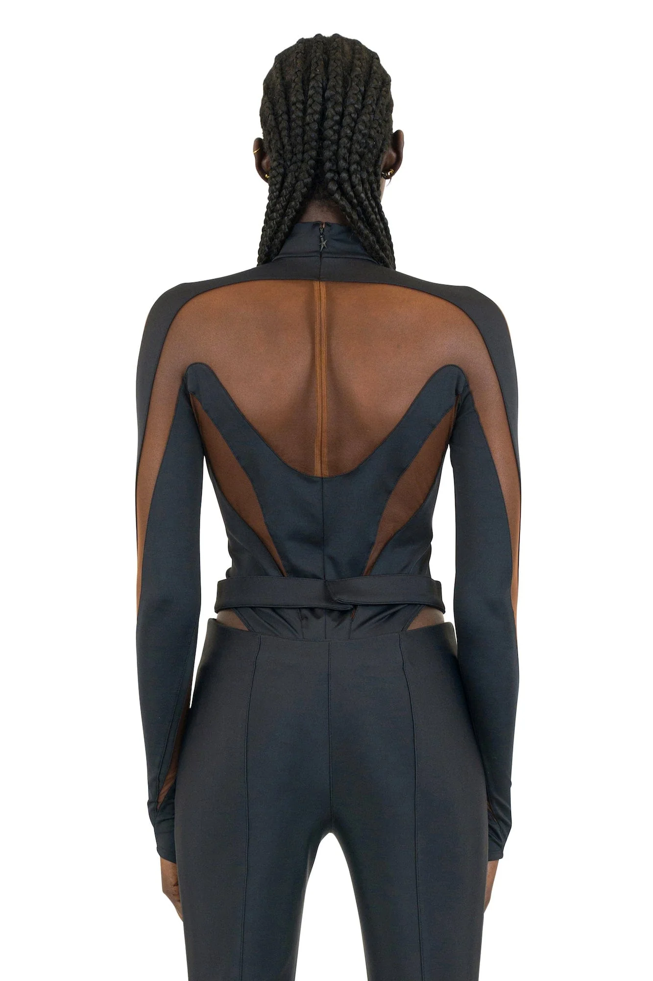 Mugler SS23 Eco Sport Lycra Body Open Chest - Image 3