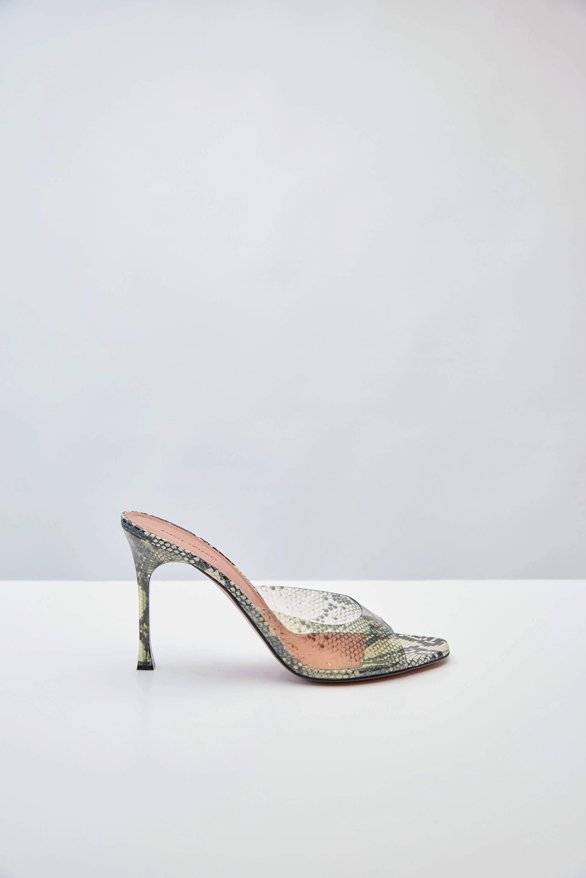 Amina Muaddi Alexa Glass Slipper 95