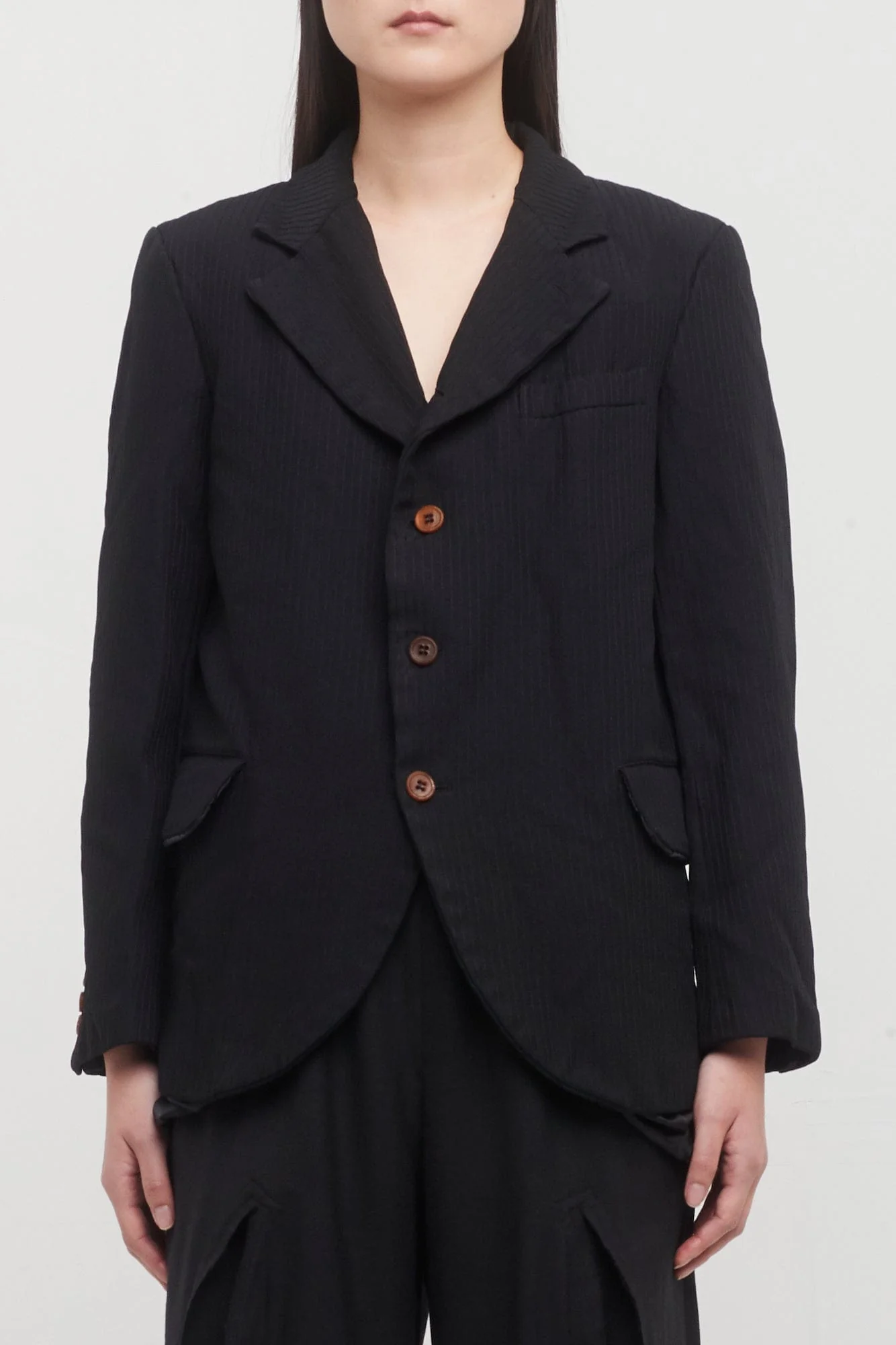 Comme Des Garçons Bow Ruched Jacket