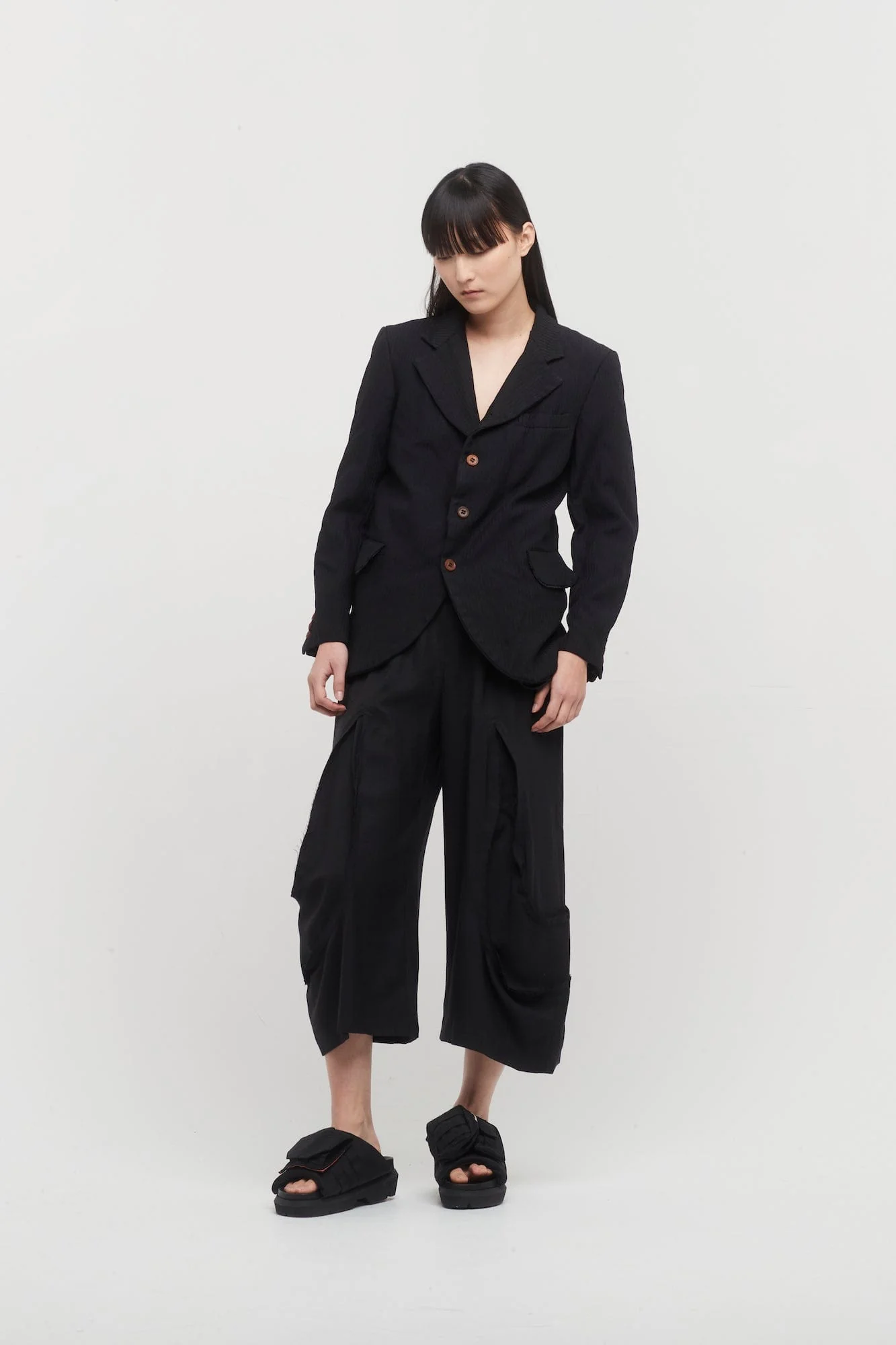 Comme Des Garçons Bow Ruched Jacket - Image 4