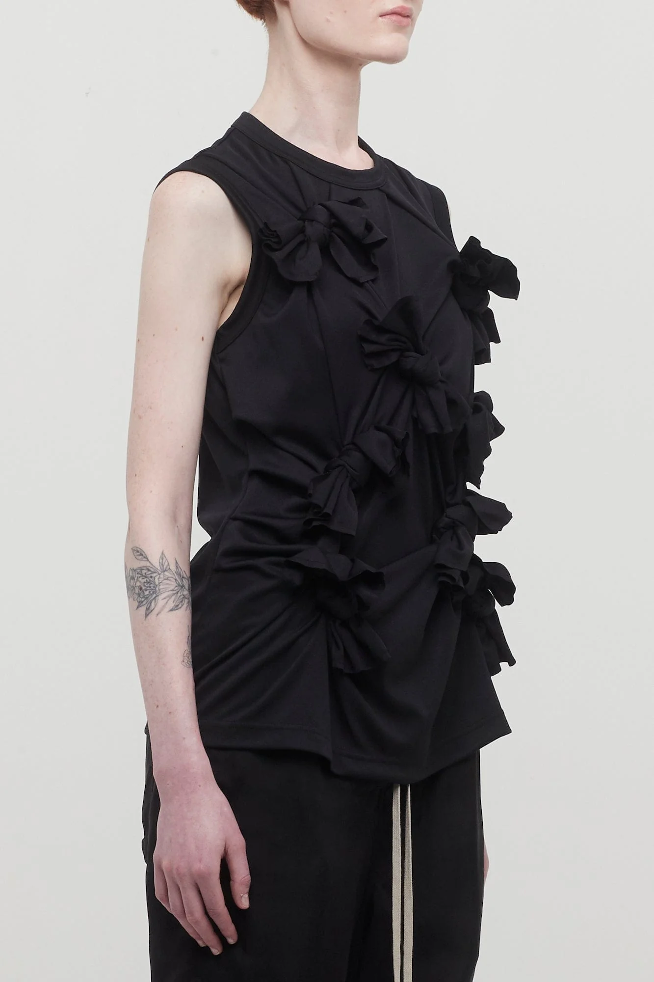 Comme Des Garçons Bow Ruched Top - Image 2