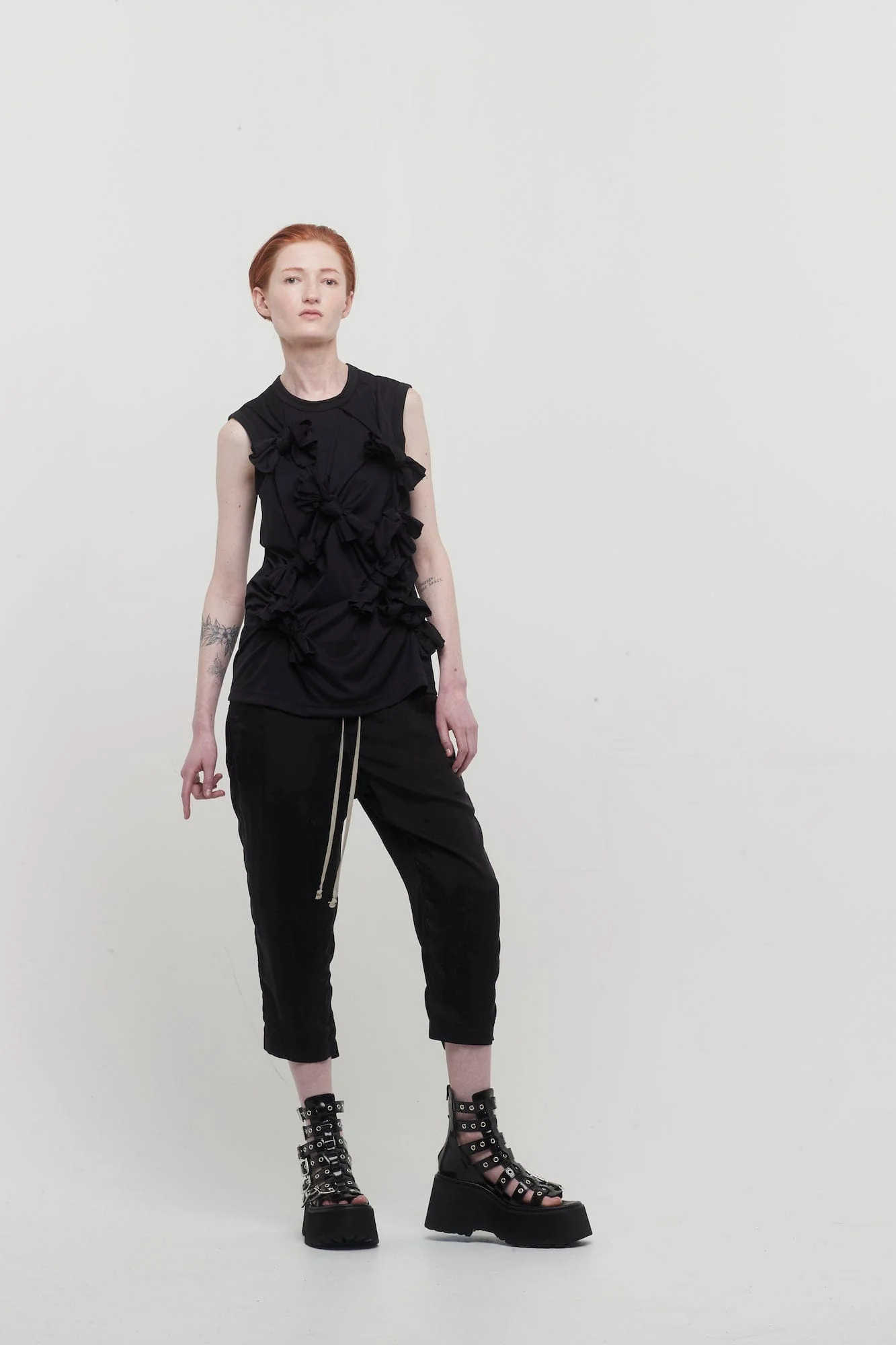 Comme Des Garçons Bow Ruched Top - Image 4