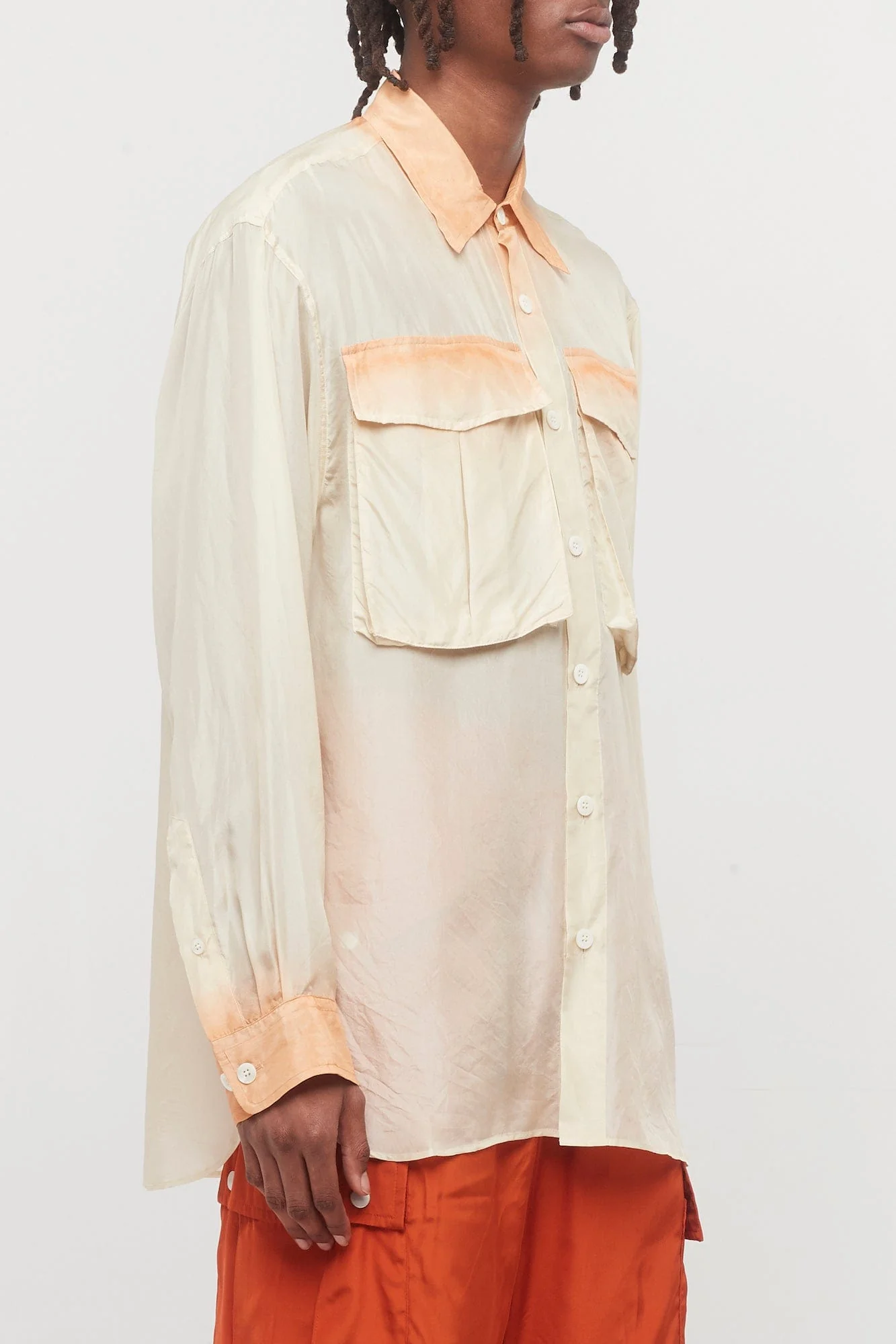 Dries Van Noten Calander Tris Shirt in Orange - Image 2