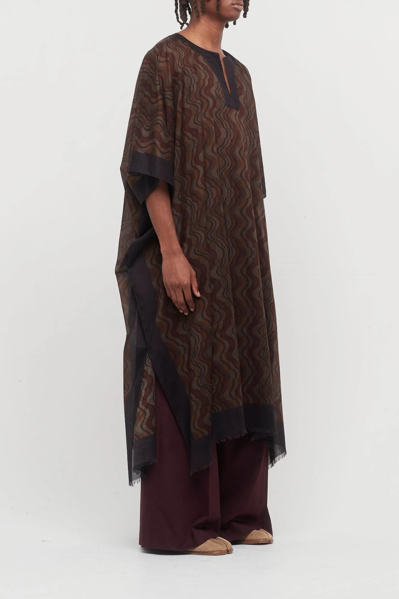 Dries Van Noten Carland Shirt in Dark Brown Print - Image 2