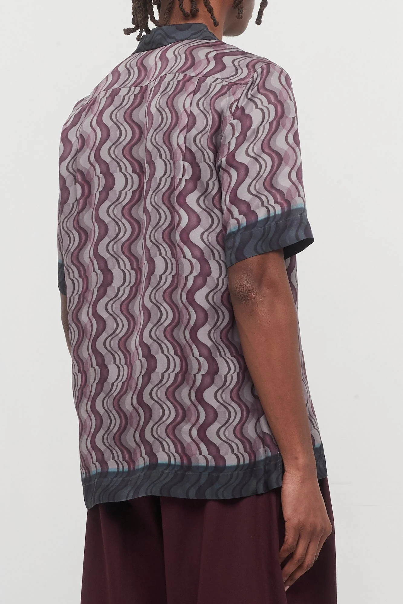 Dries Van Noten Carltone Shirt in Purple - Image 3