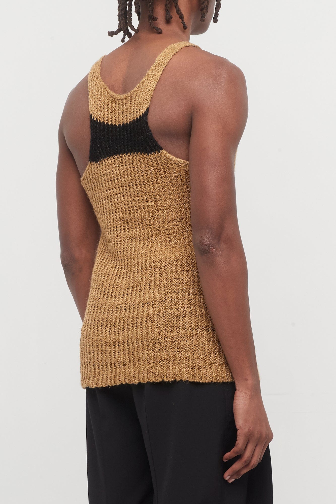 Dries Van Noten Milky Top in Cognac - Image 3