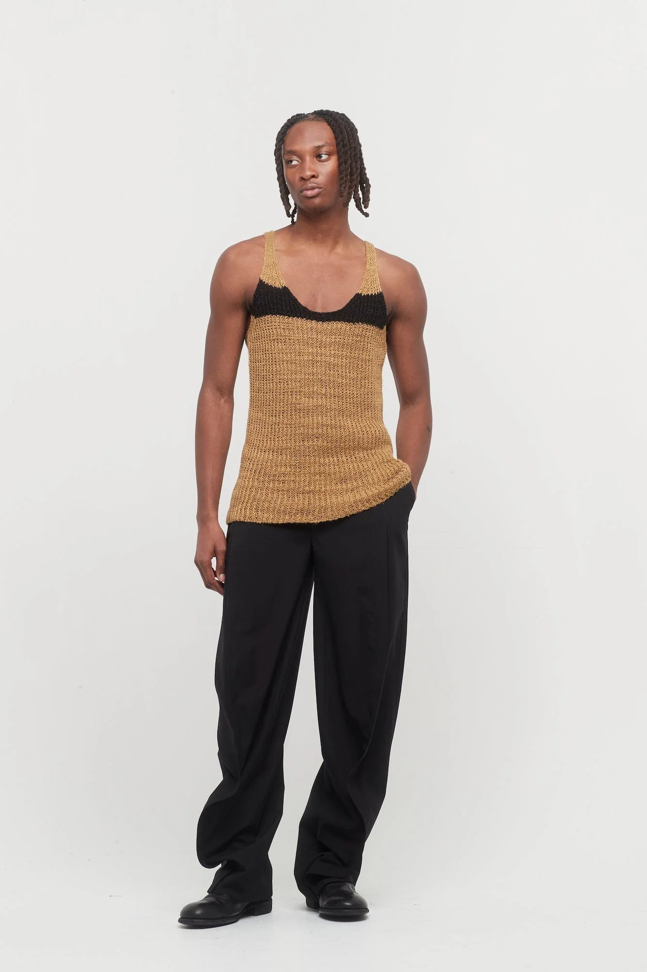 Dries Van Noten Milky Top in Cognac - Image 4