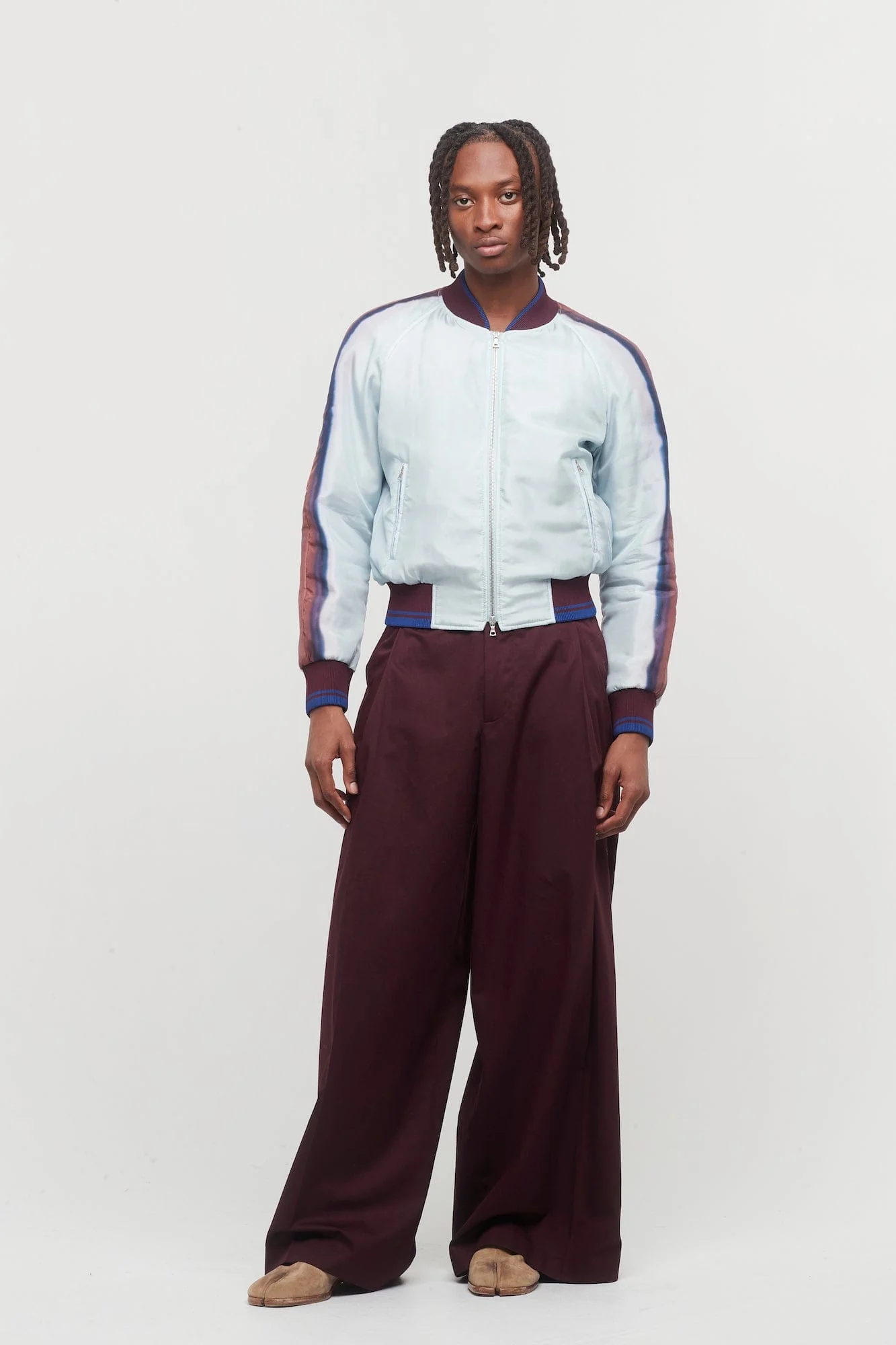 Dries Van Noten Varnell Jacket in Pale Blue - Image 4