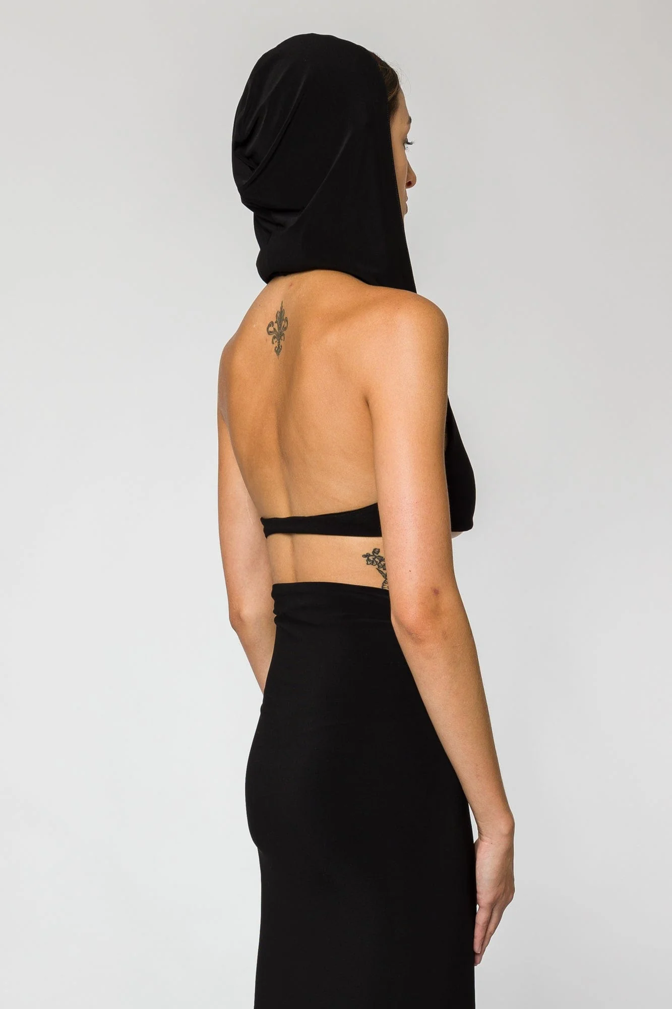 Grace Ling Vertebrae Halter Hood Bralette - Image 3