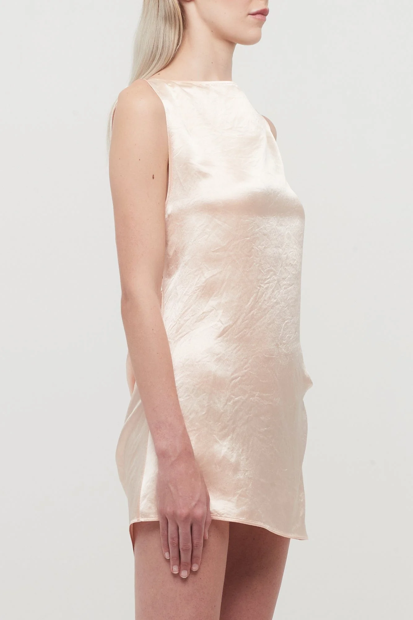 Jean Paul Gaultier Satin Dress with Corset Lacing - Image 2