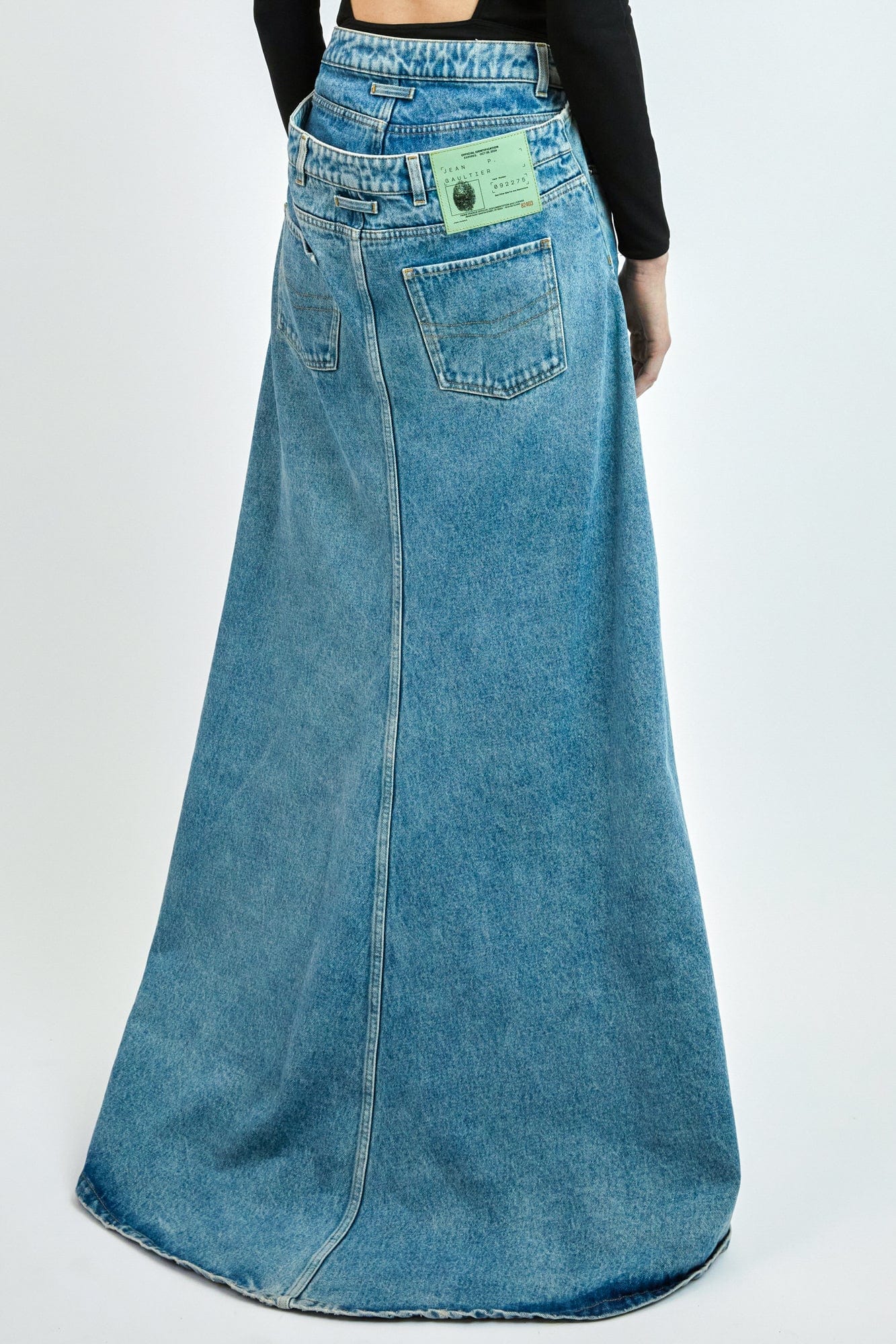 Jean Paul Gaultier x Shayne Oliver Denim Fishtail Jean - Image 3