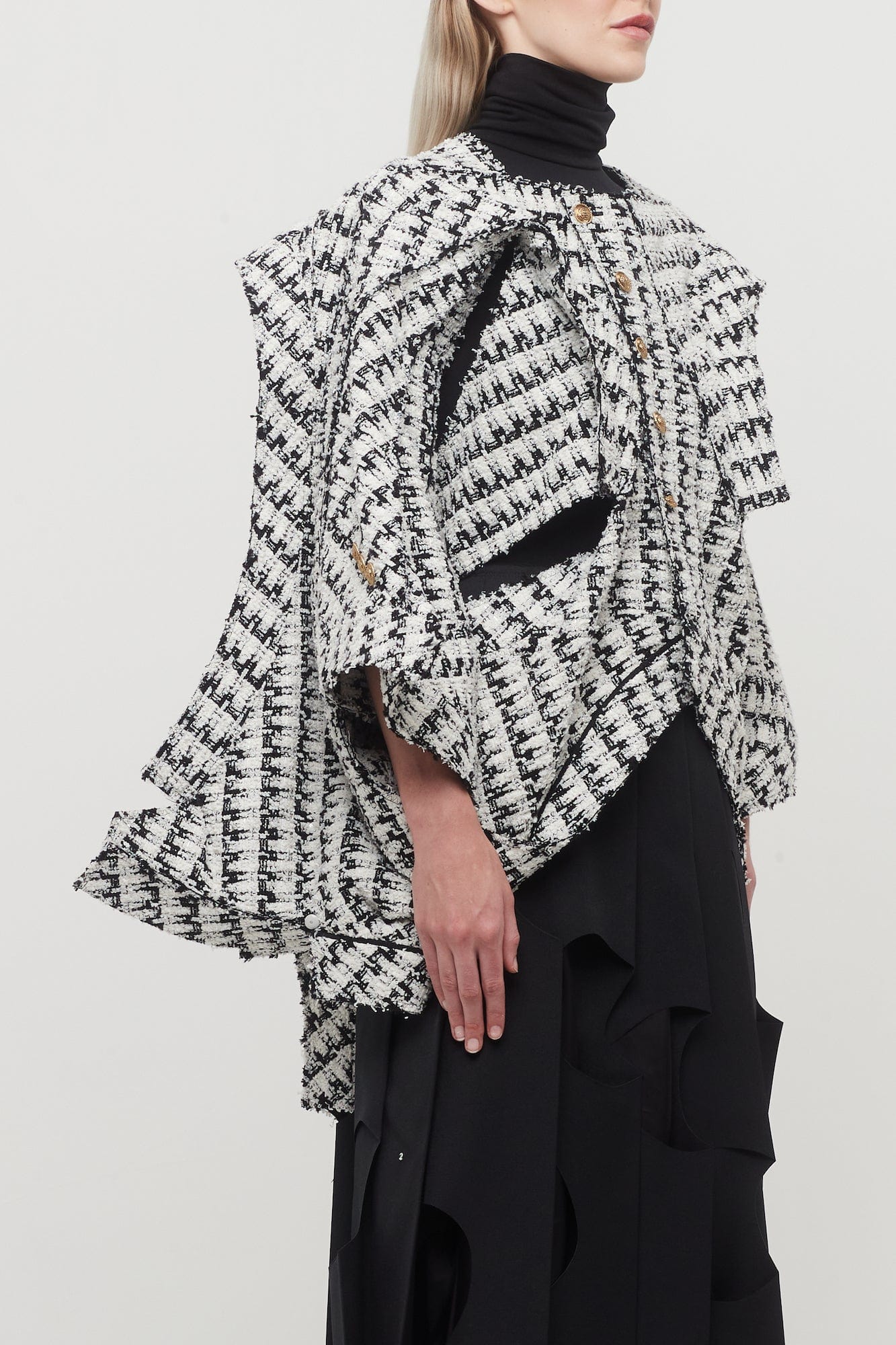 Junya Watanabe Deconstructed Tweed Jacket - Image 2