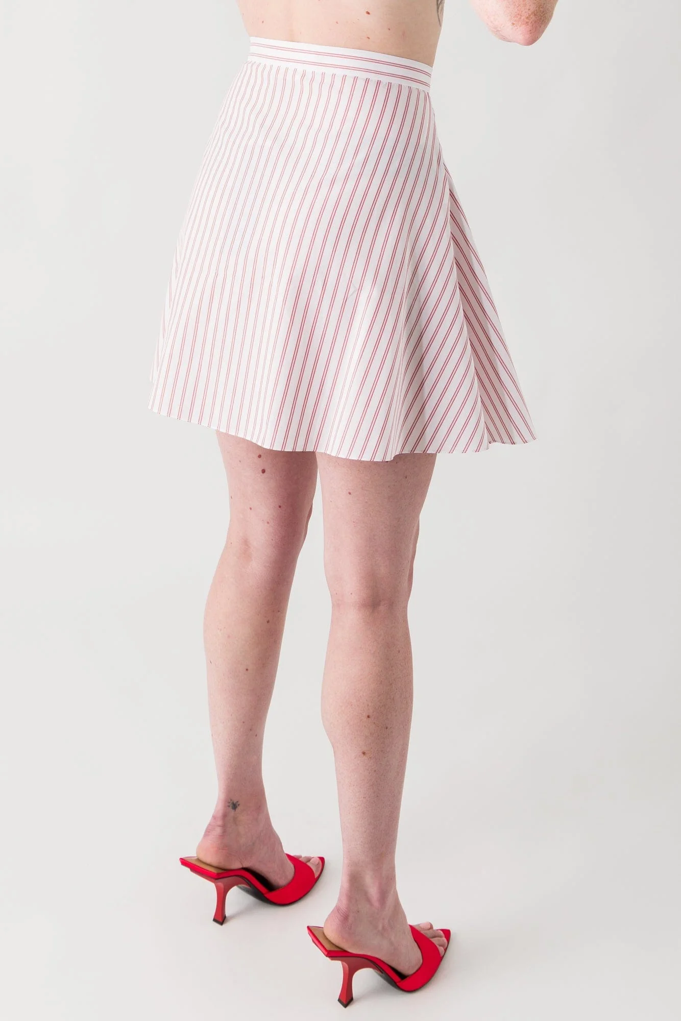 Marni Light Pink Striped Skirt - Image 3