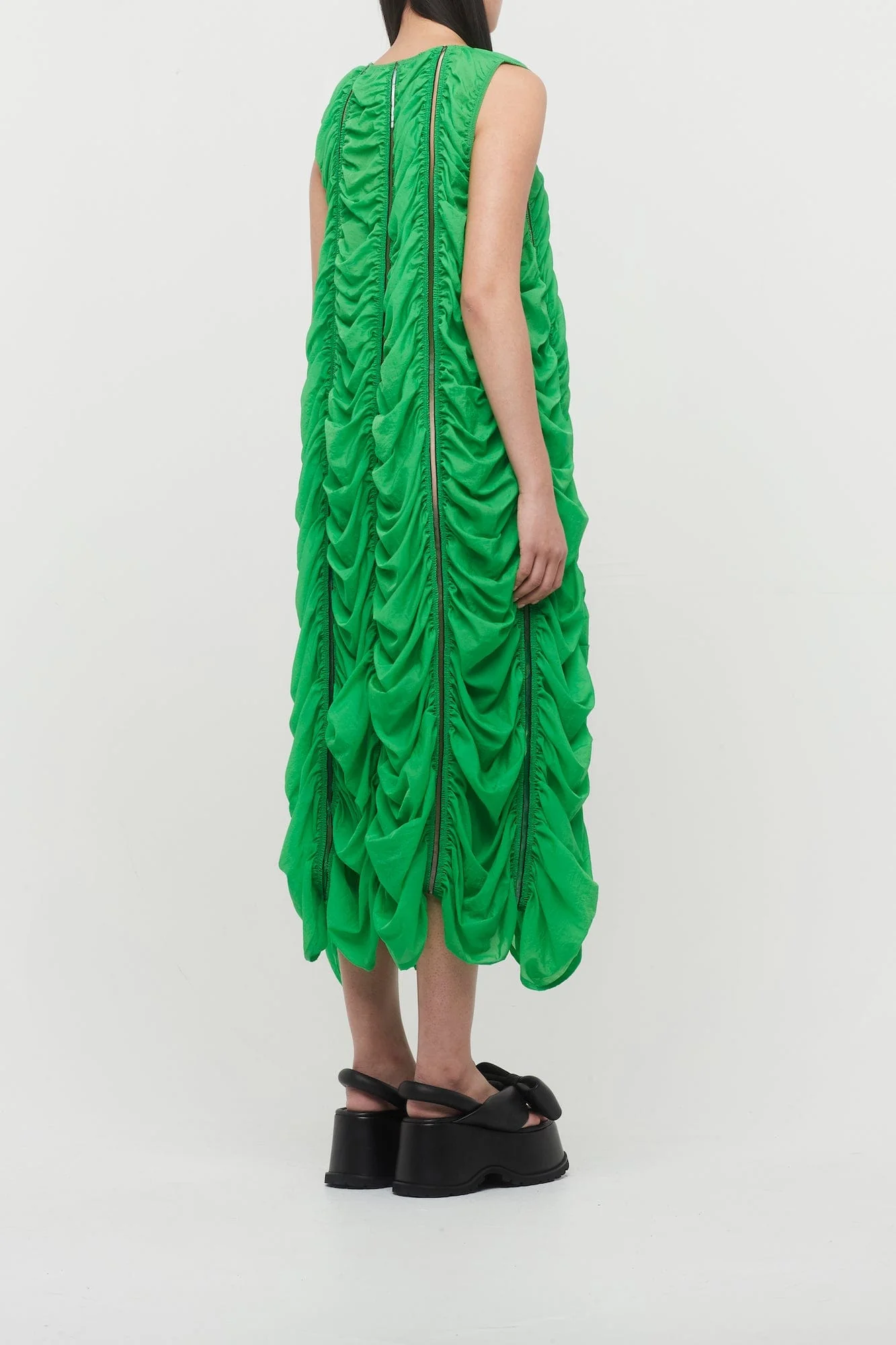 Melitta Baumeister Ruched A-Line Dress - Image 3