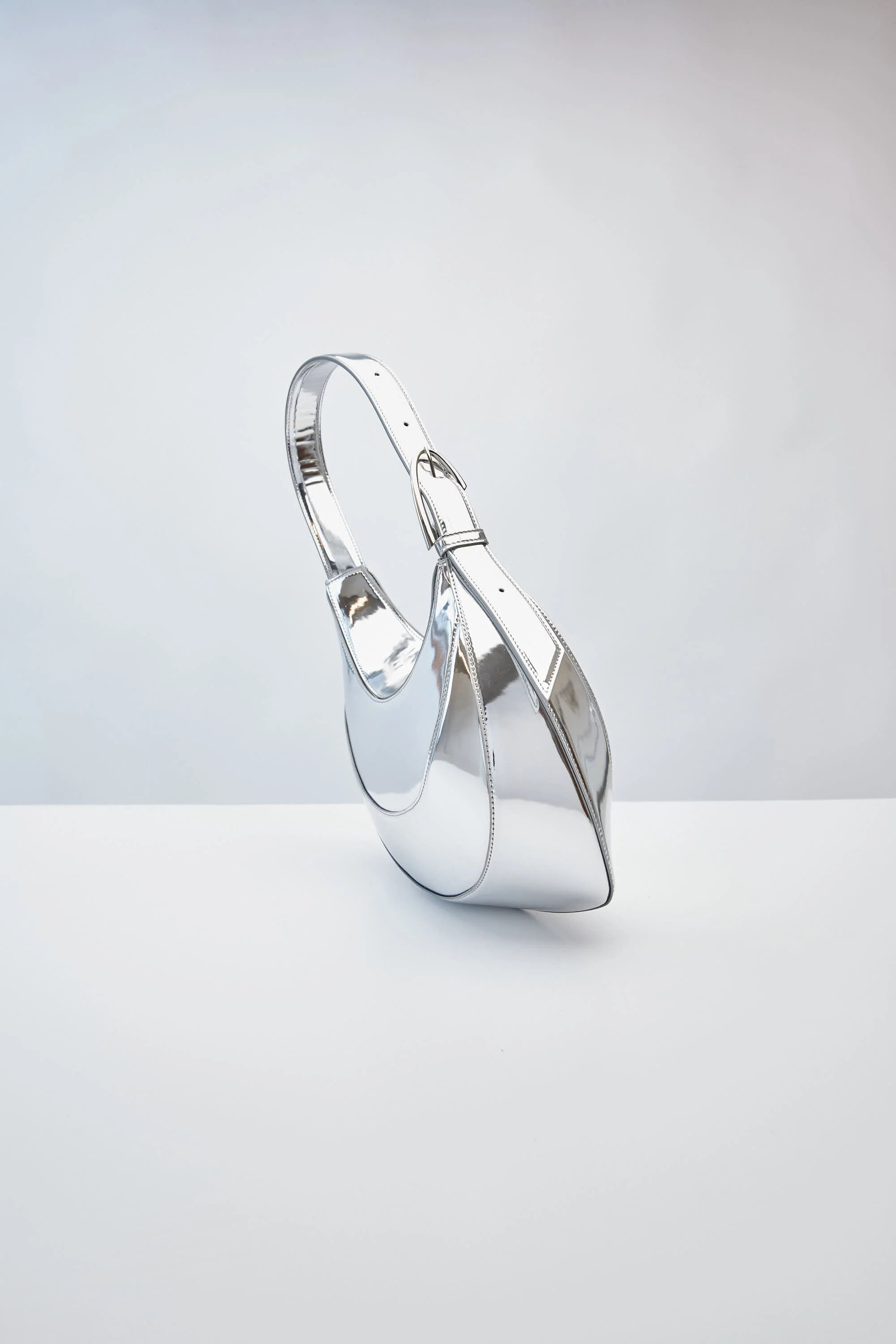 Mugler Curve Small Metallic Bag - Image 2