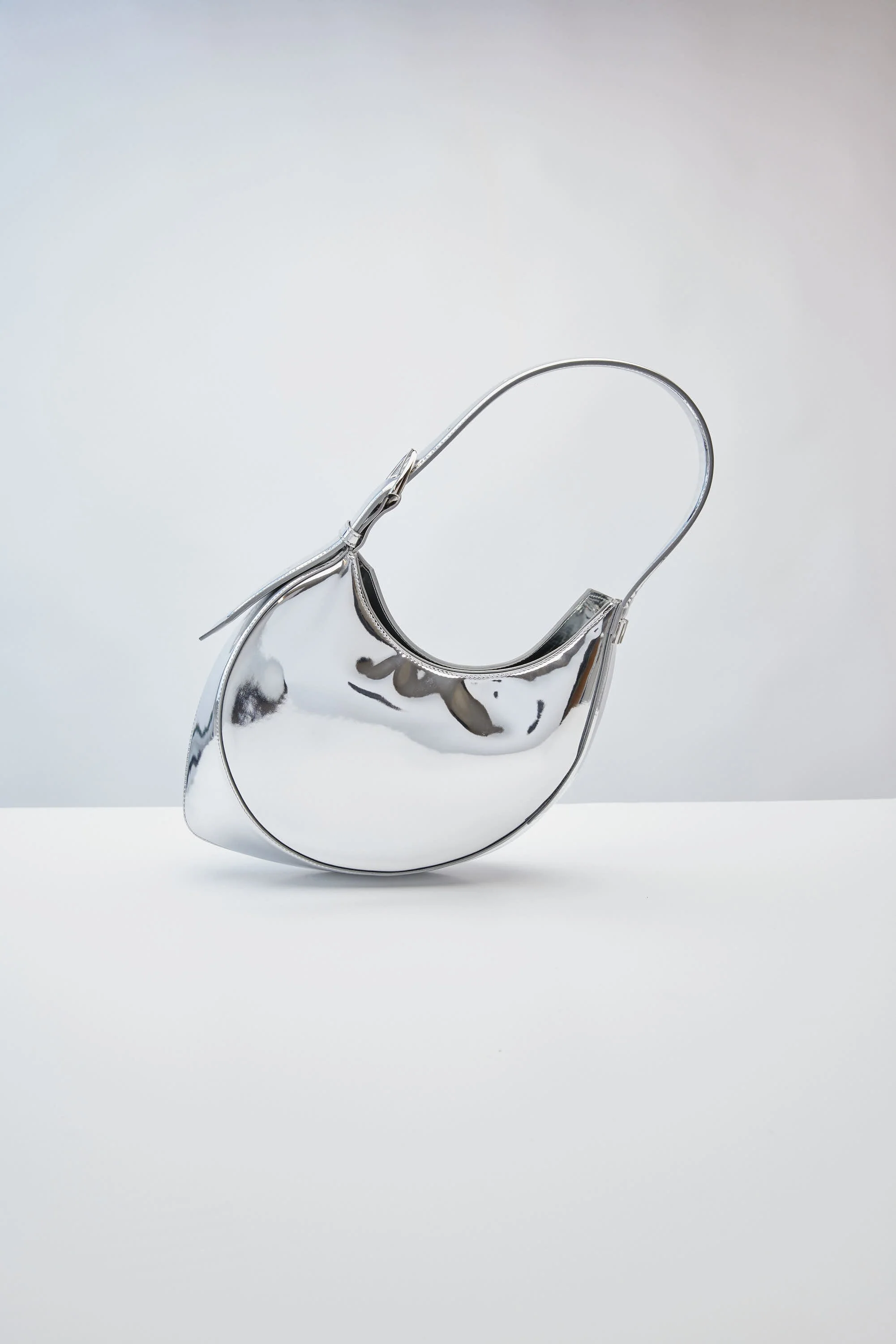 Mugler Curve Small Metallic Bag - Image 3