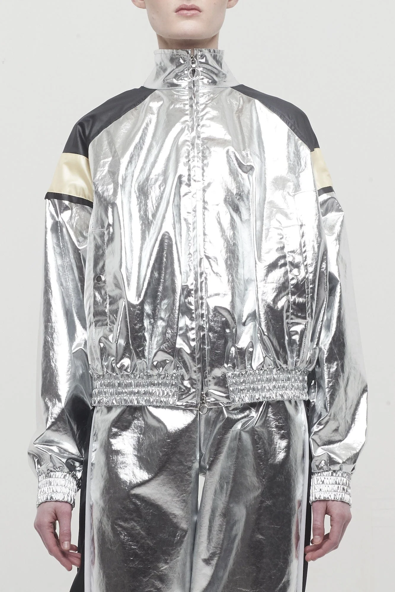 Rabanne Silver Jogger Jacket