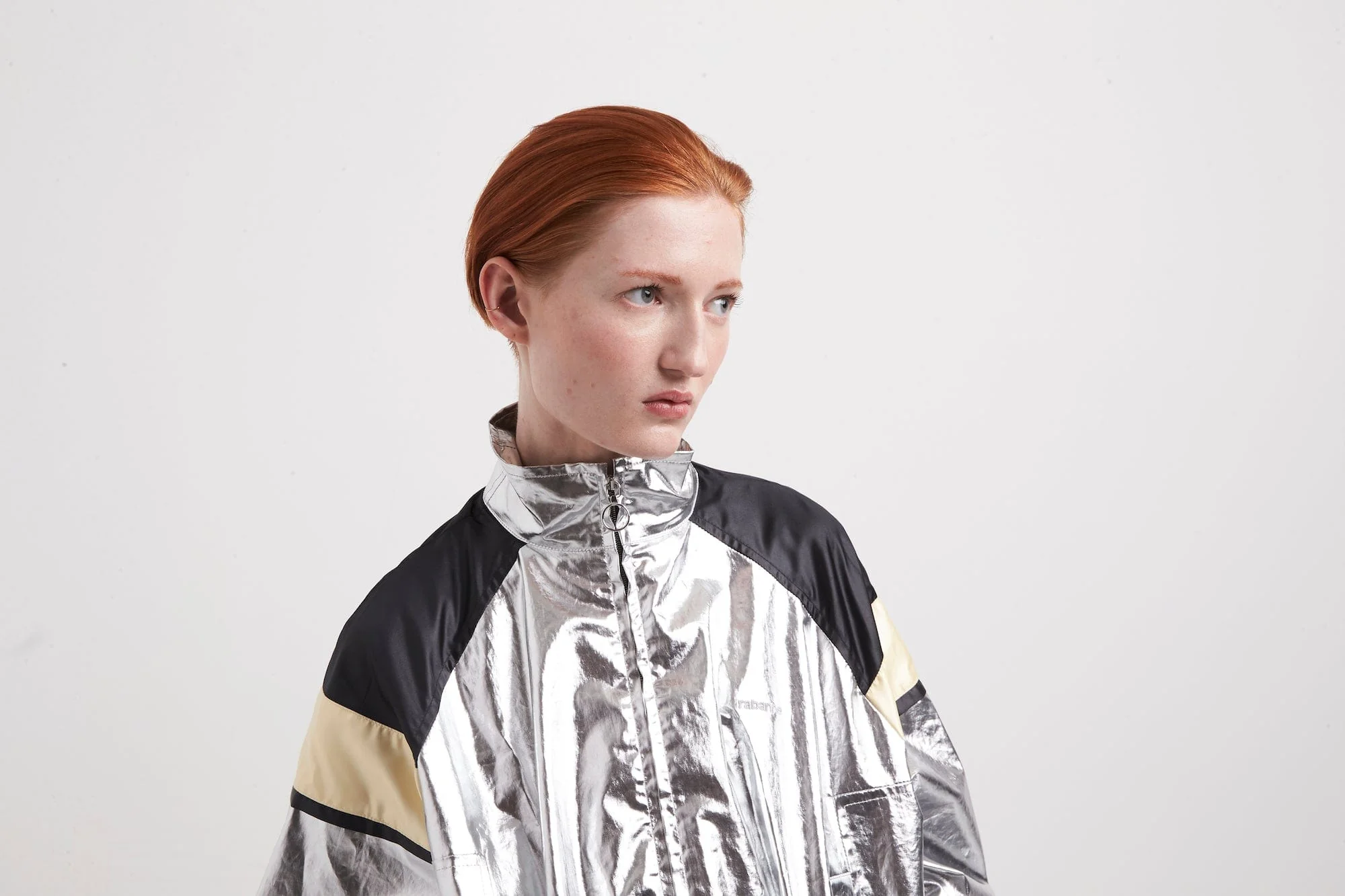 Rabanne Silver Jogger Jacket - Image 5