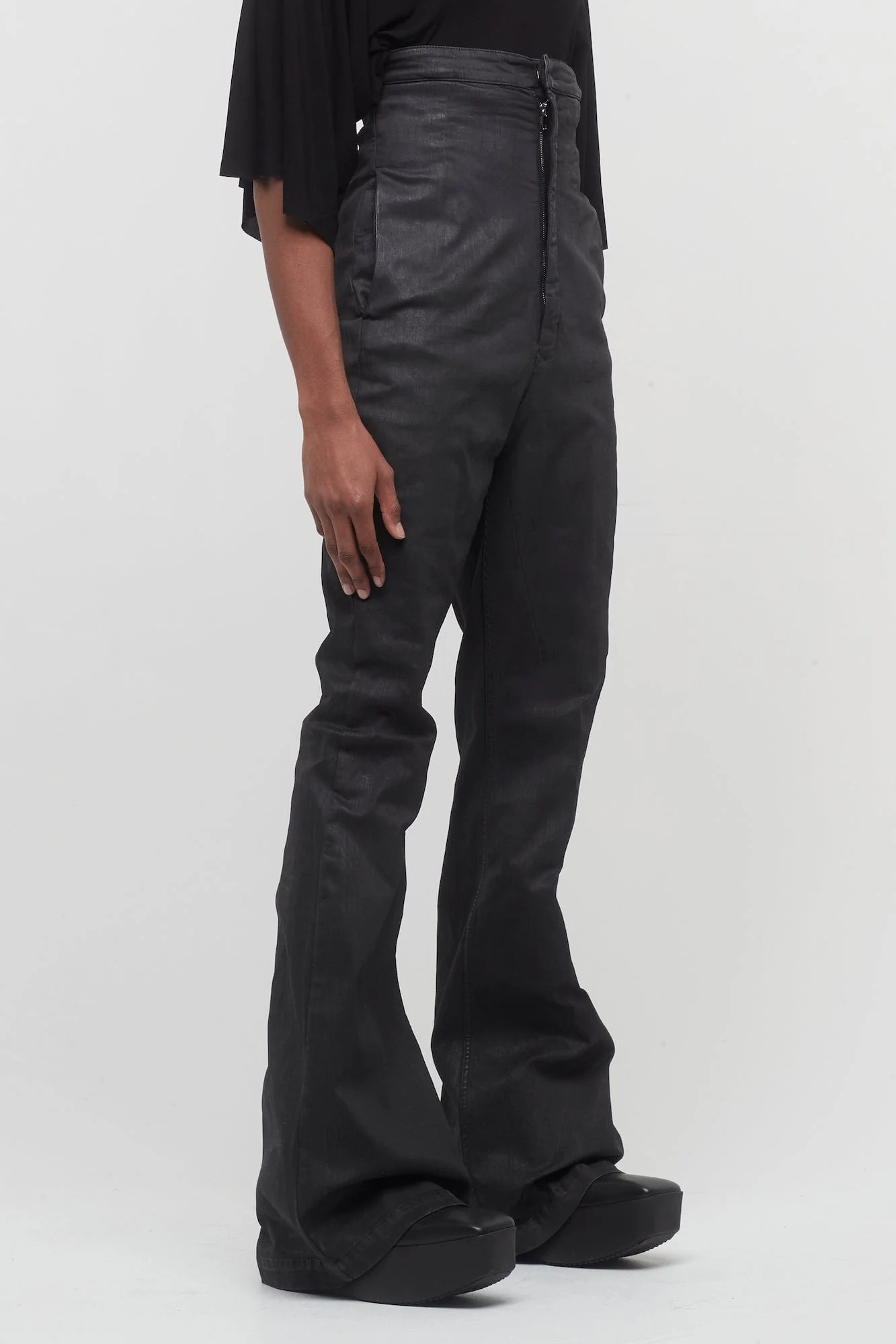 Rick Owens Dirt Bolan in Black Wax - Image 2