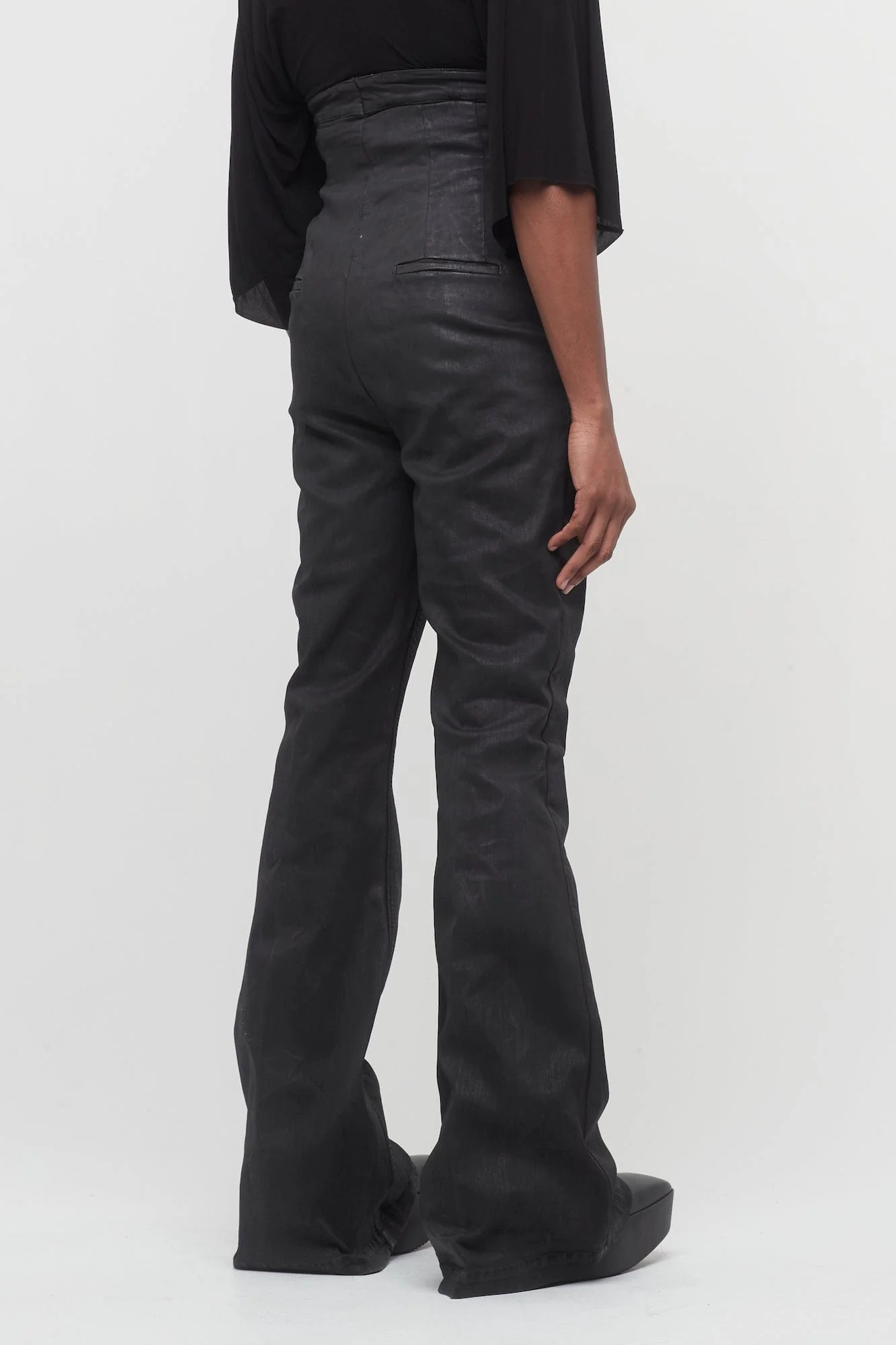 Rick Owens Dirt Bolan in Black Wax - Image 3