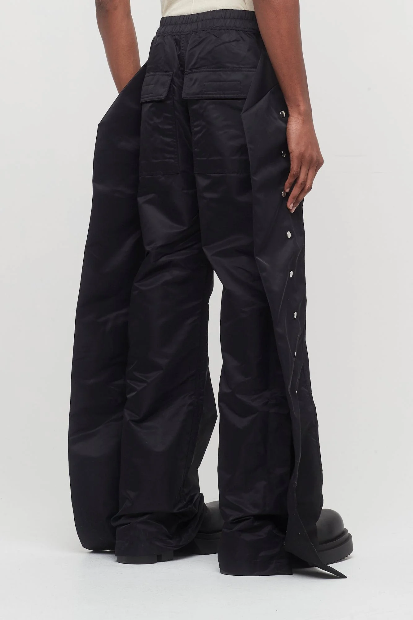 Rick Owens DRKSHDW Babel Pusher Pants in Black - Image 3