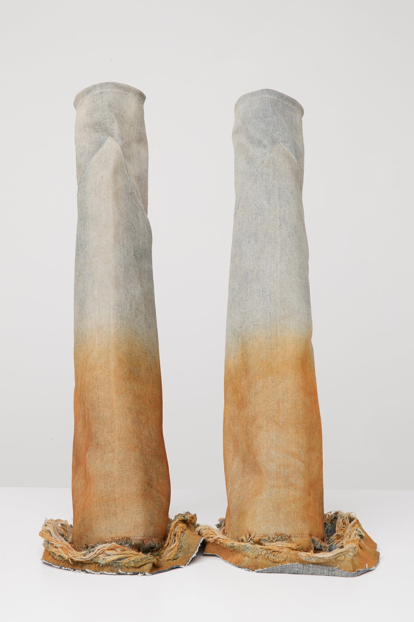 Rick Owens DRKSHDW Fetish Sneakers in Sky Orange Degrade - Image 2