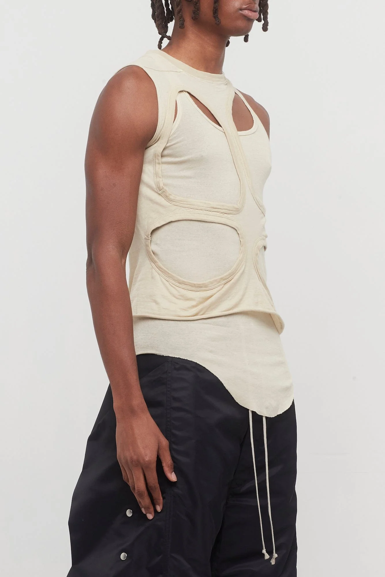 Rick Owens DRKSHDW Membrane Top I in Pearl - Image 2