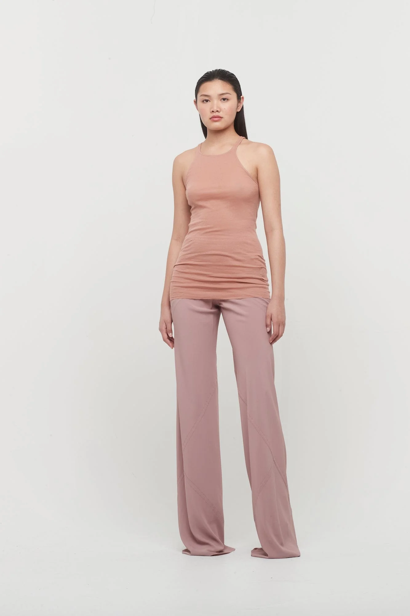 Rick Owens DRKSHDW Racer Back Tank in Dark Pink - Image 4