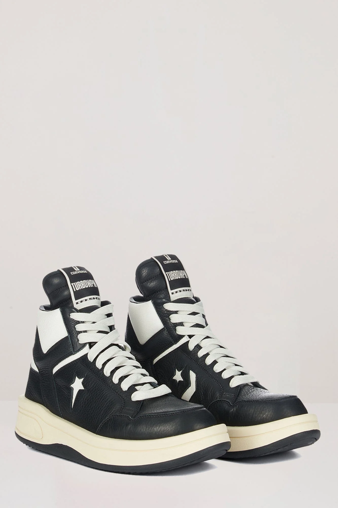 Rick Owens DRKSHDW  X CONVERSE Turbowpn in Black/Natural - Image 2