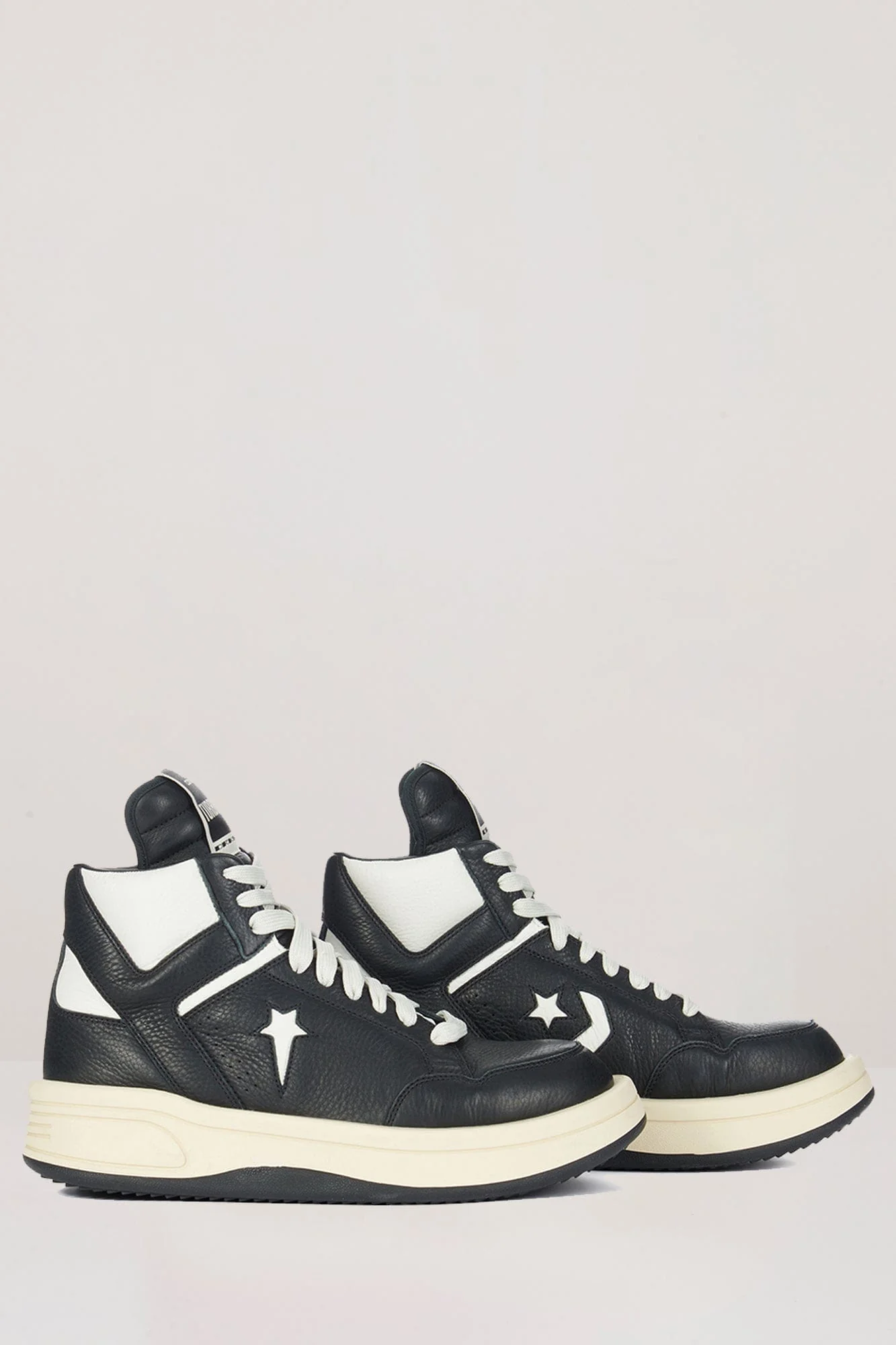 Rick Owens DRKSHDW  X CONVERSE Turbowpn in Black/Natural - Image 4