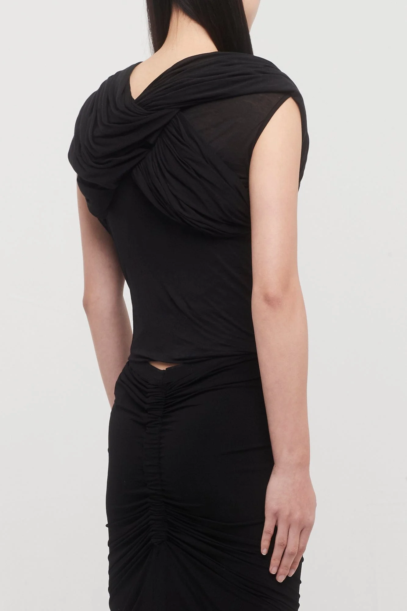 Rick Owens Harness T in Black - Image 3