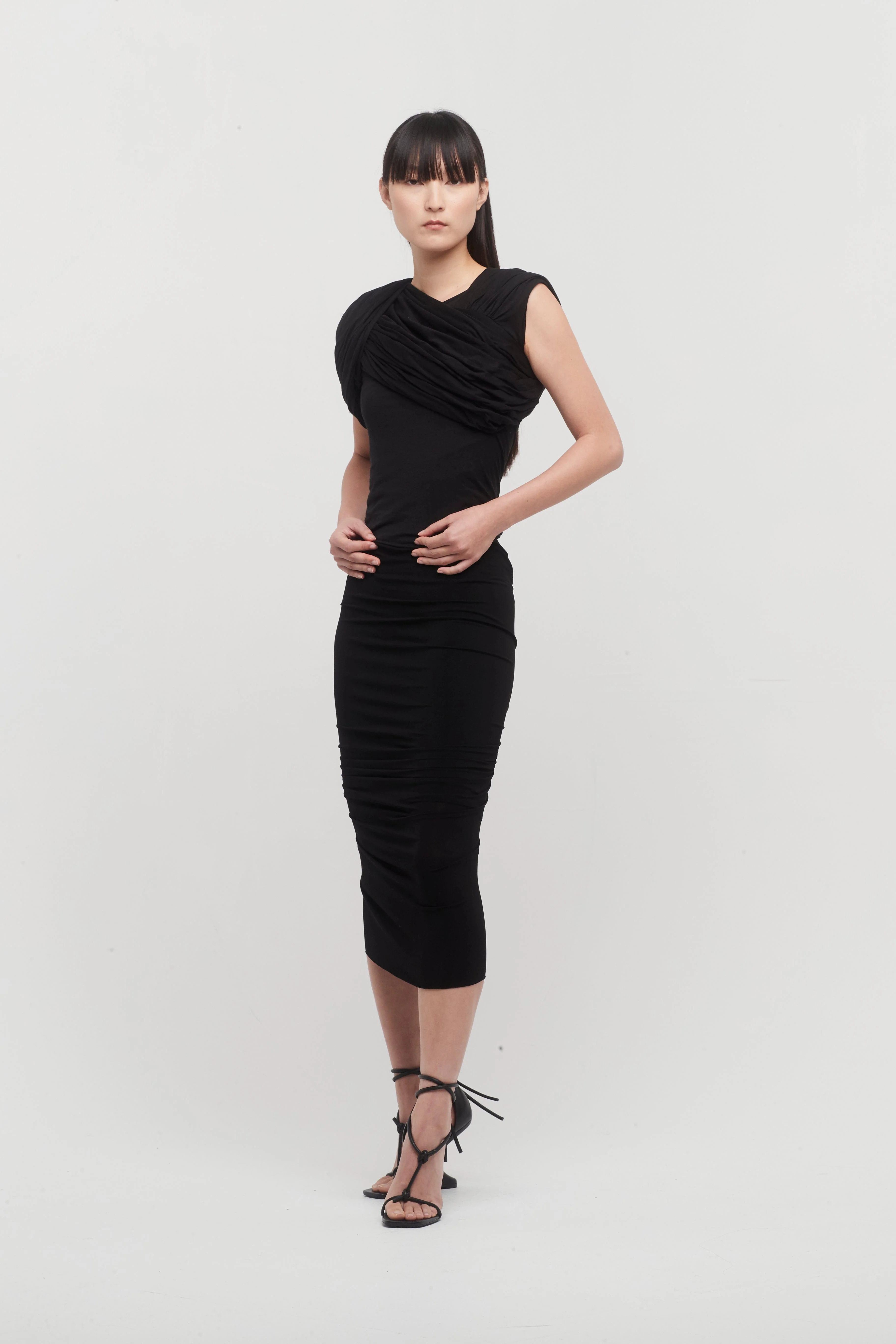 Rick Owens Harness T in Black - Image 4