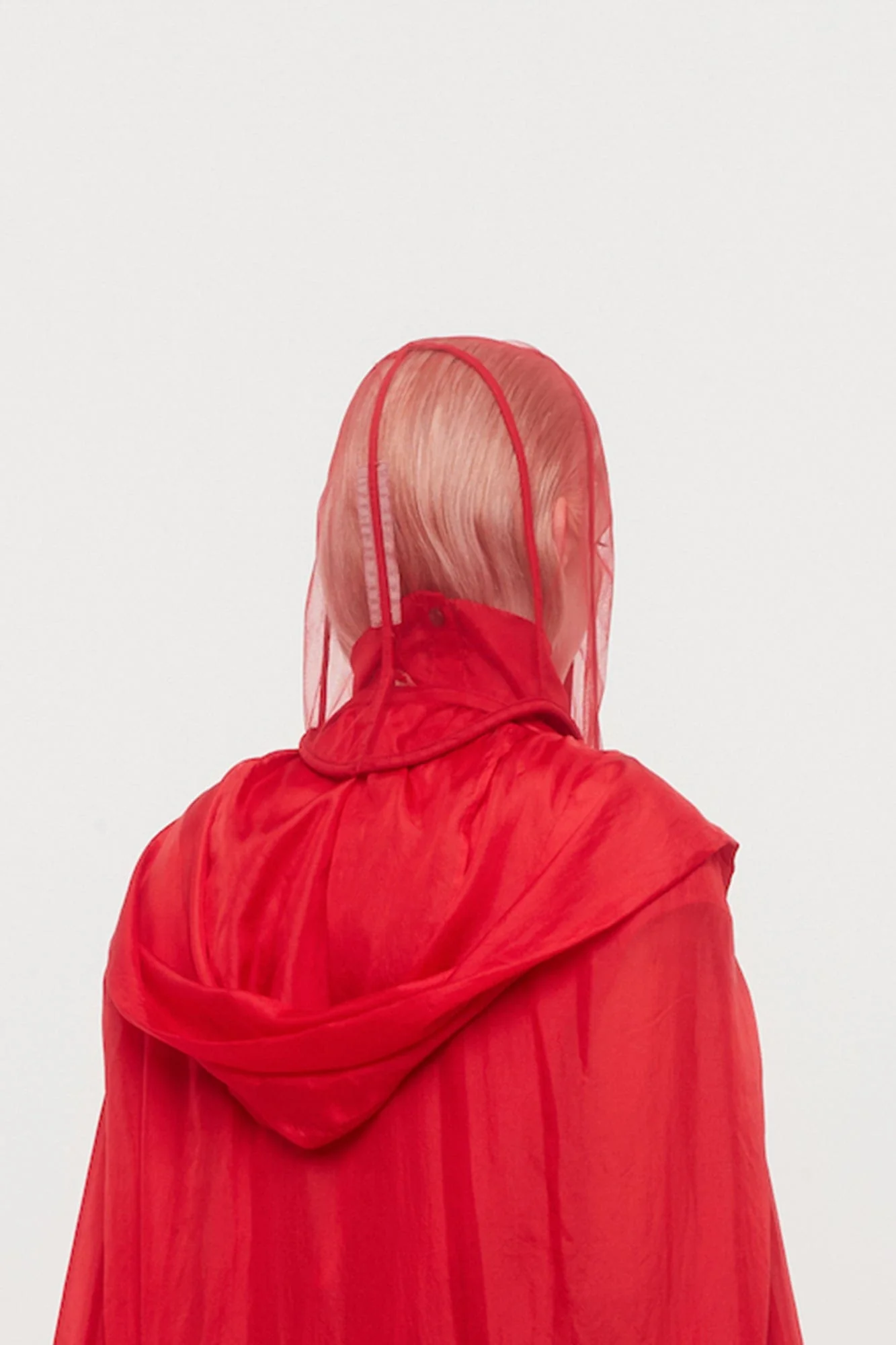 Rick Owens Helmet in Cardinal Red - Image 3