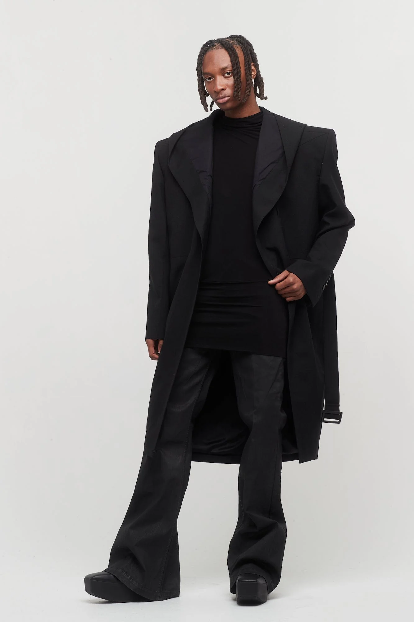 Rick Owens Hooded Lido Tatlin Coat - Image 5
