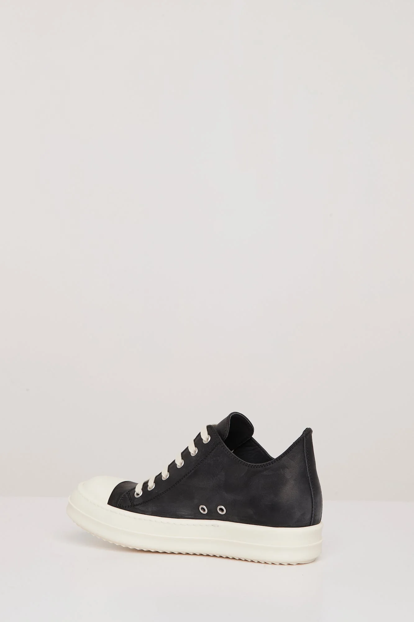 Rick Owens Womens Ramone Low Sneak in Black - Image 5