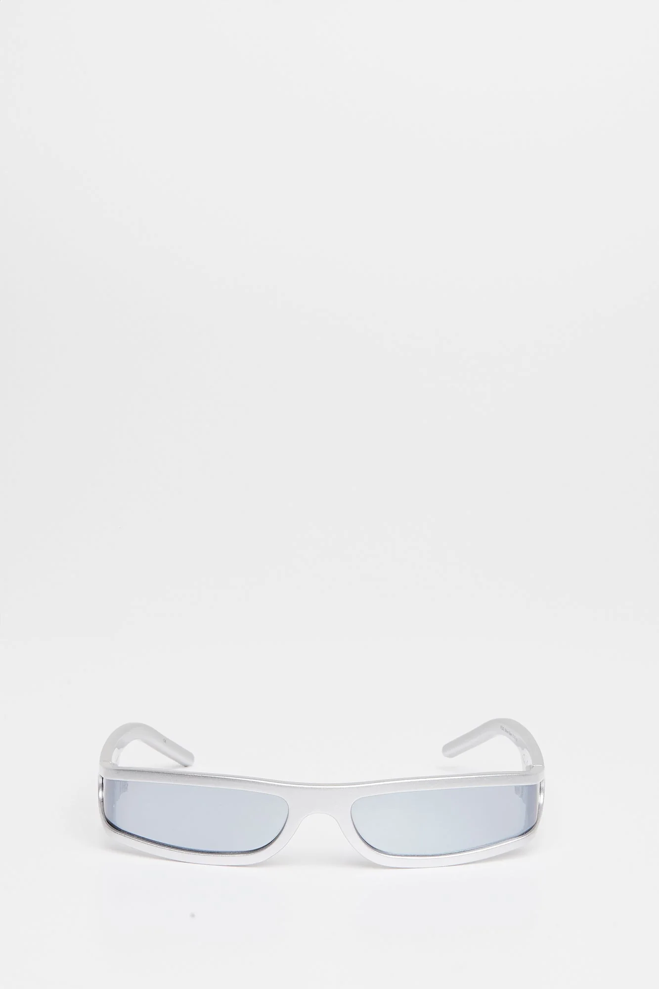 Rick Owens Sunglasses Fog Silver Temple
