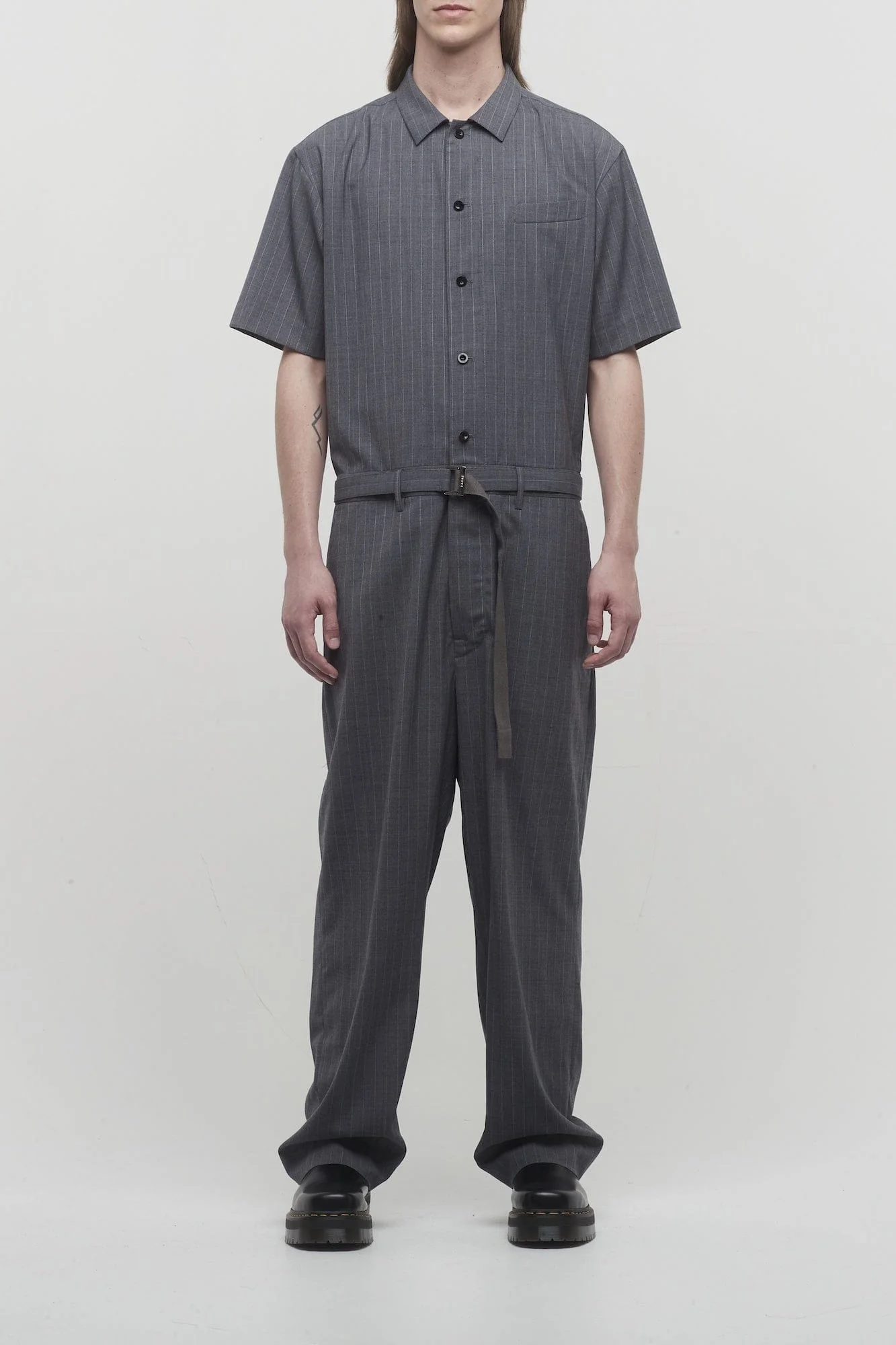Sacai Chalk Stripe Jumpsuit