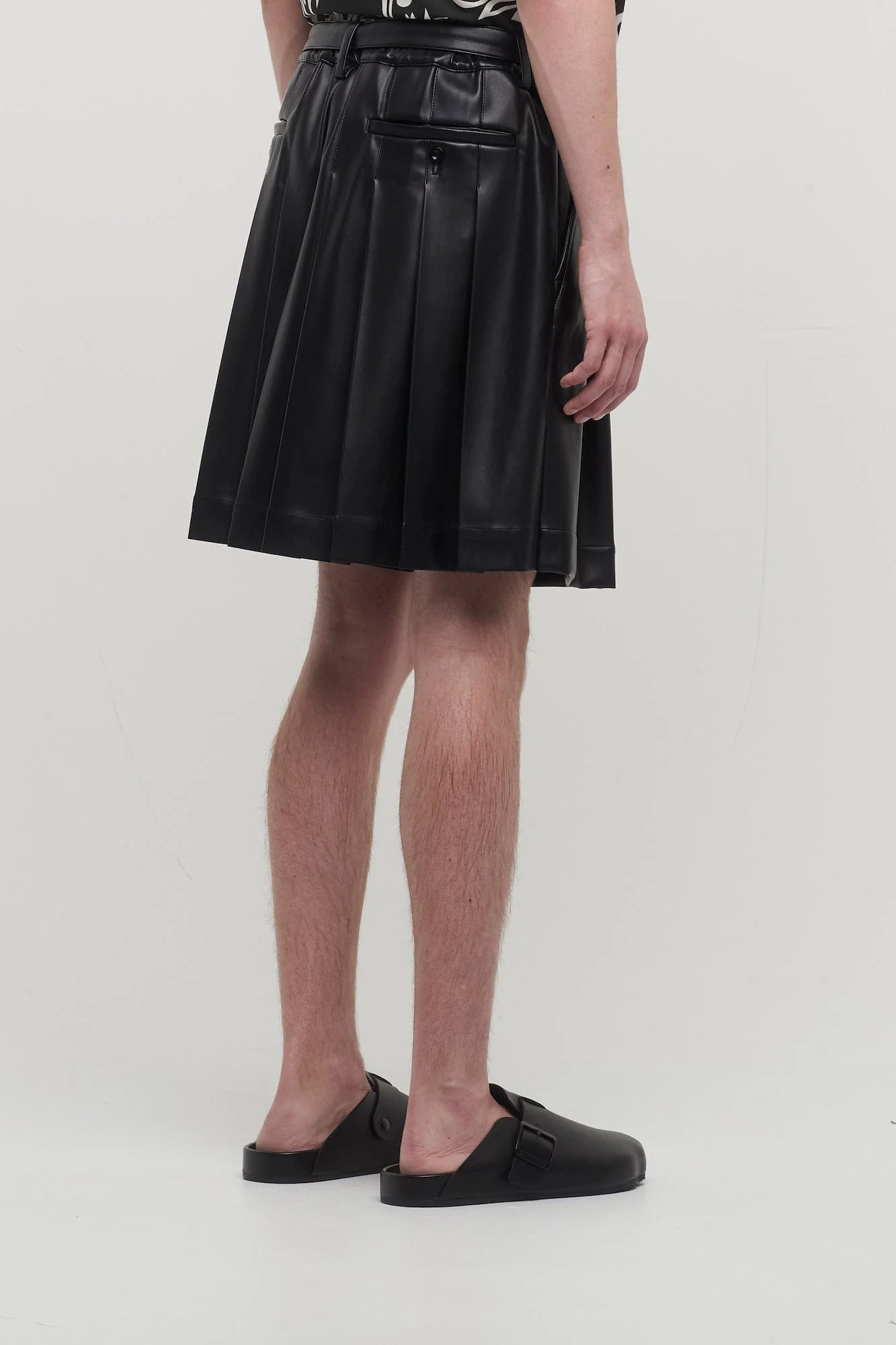 Sacai Faux Leather Shorts - Image 3