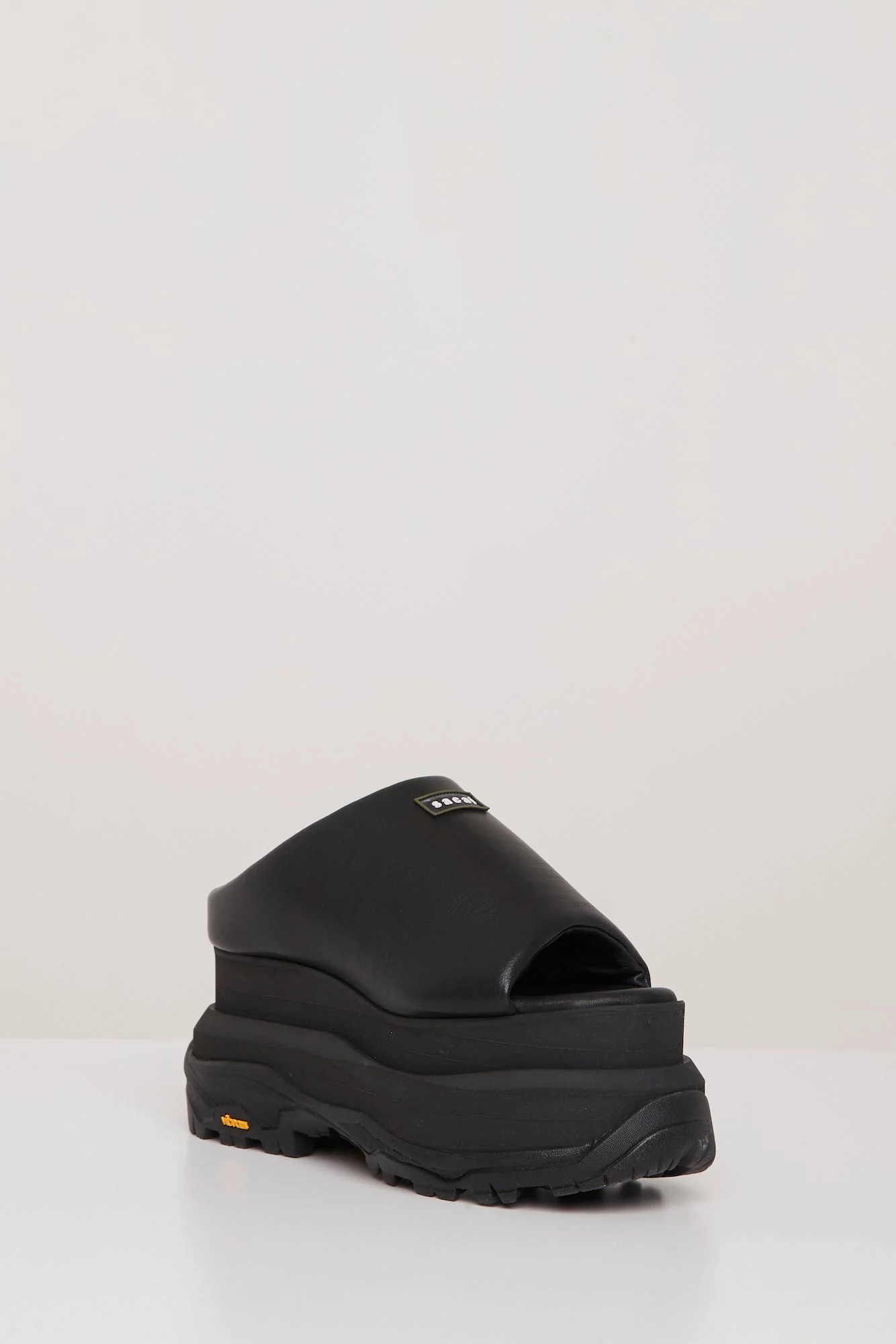 Sacai Padded Wedge Mules - Image 3